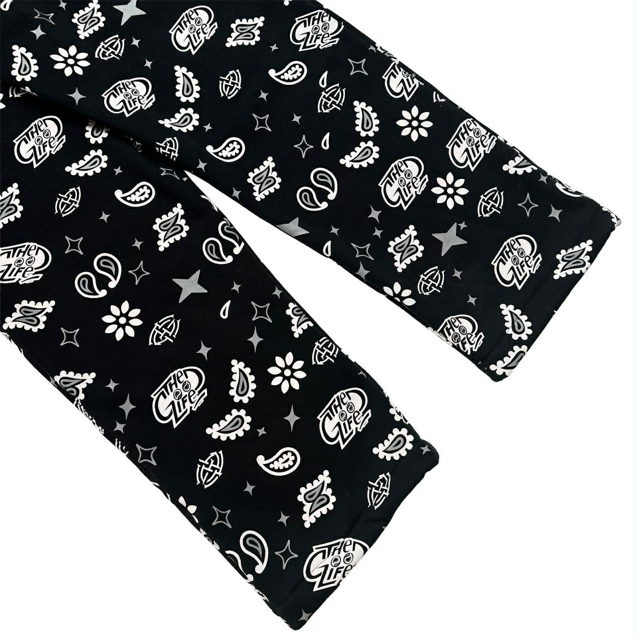 ROYAL PAISLEY (BLACK) PANTS