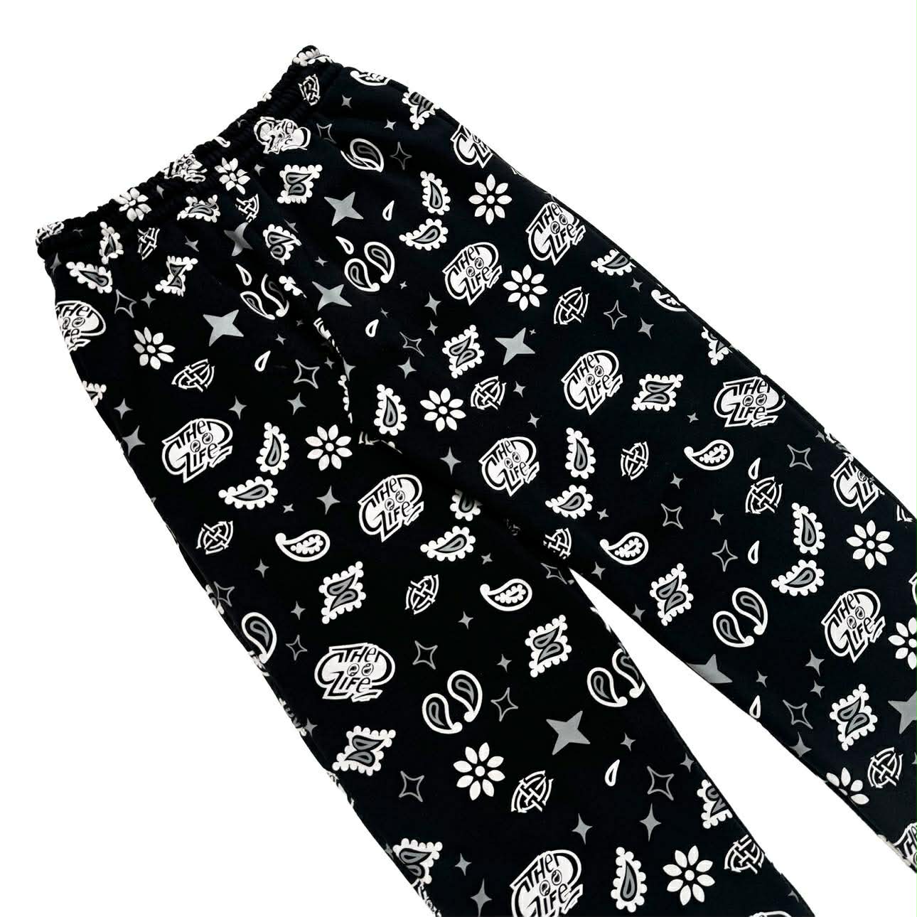 ROYAL PAISLEY (BLACK) PANTS