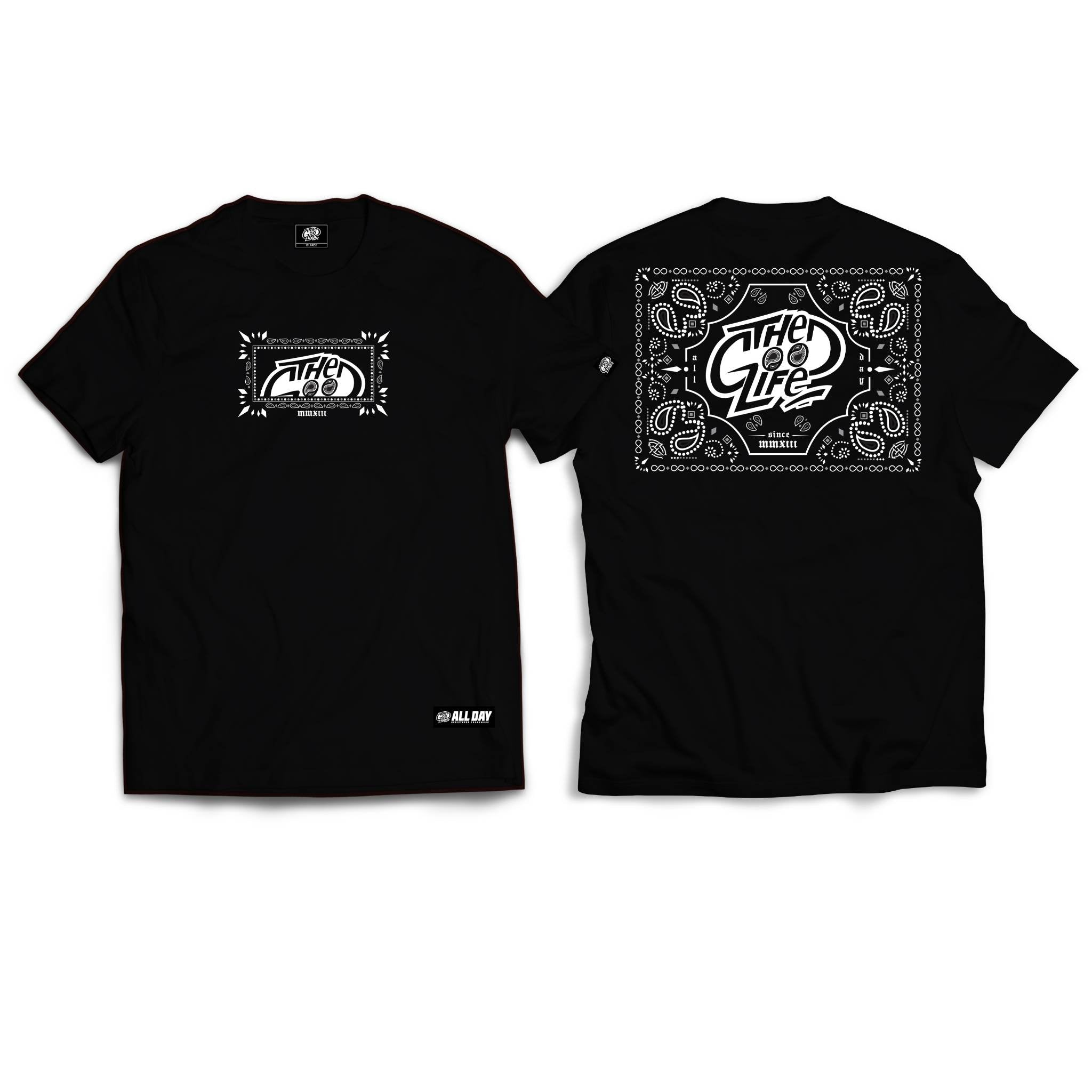 PAISLEY (BLACK) T-SHIRT
