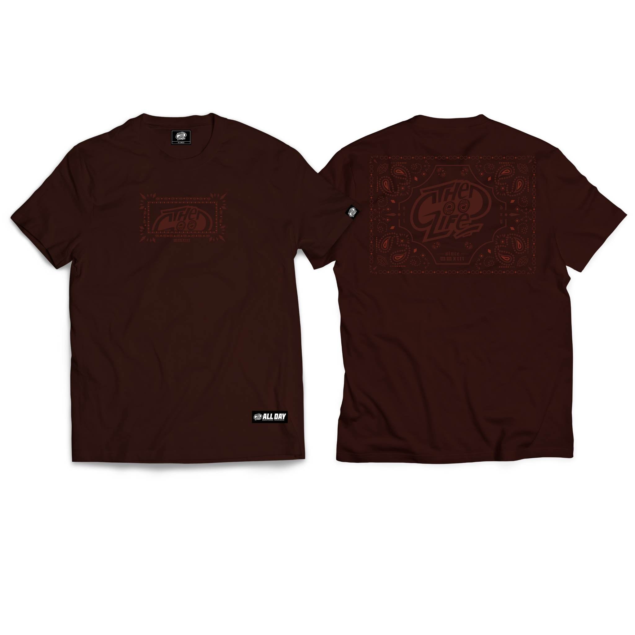 PAISLEY (CHOCO BROWN) T-SHIRT