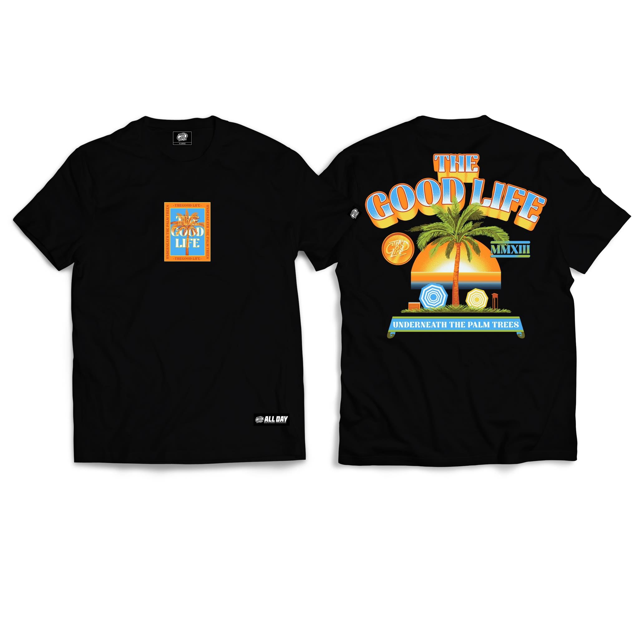 PALM TREES (BLACK) T-SHIRT