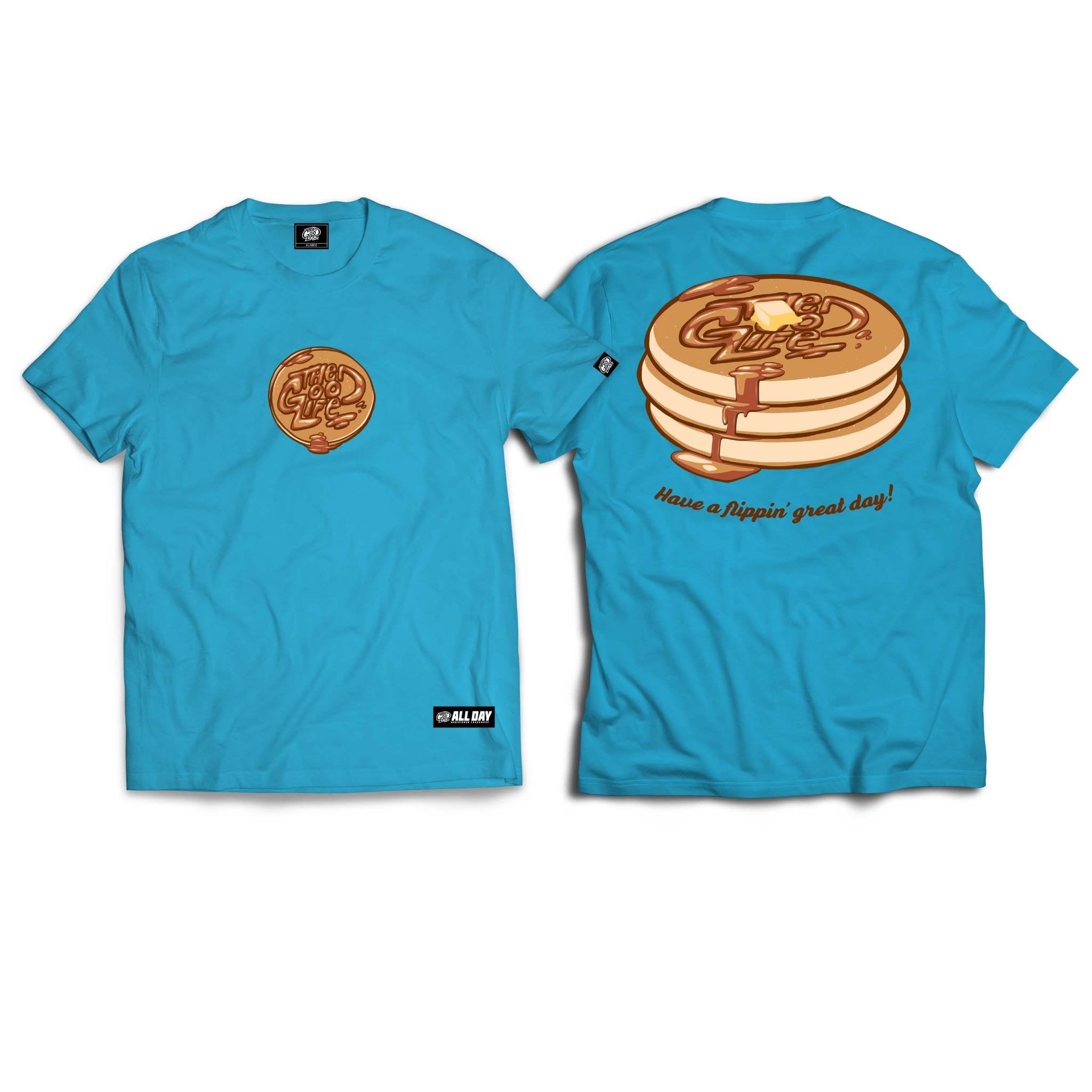 PANCAKE (POWDER BLUE) T-SHIRT