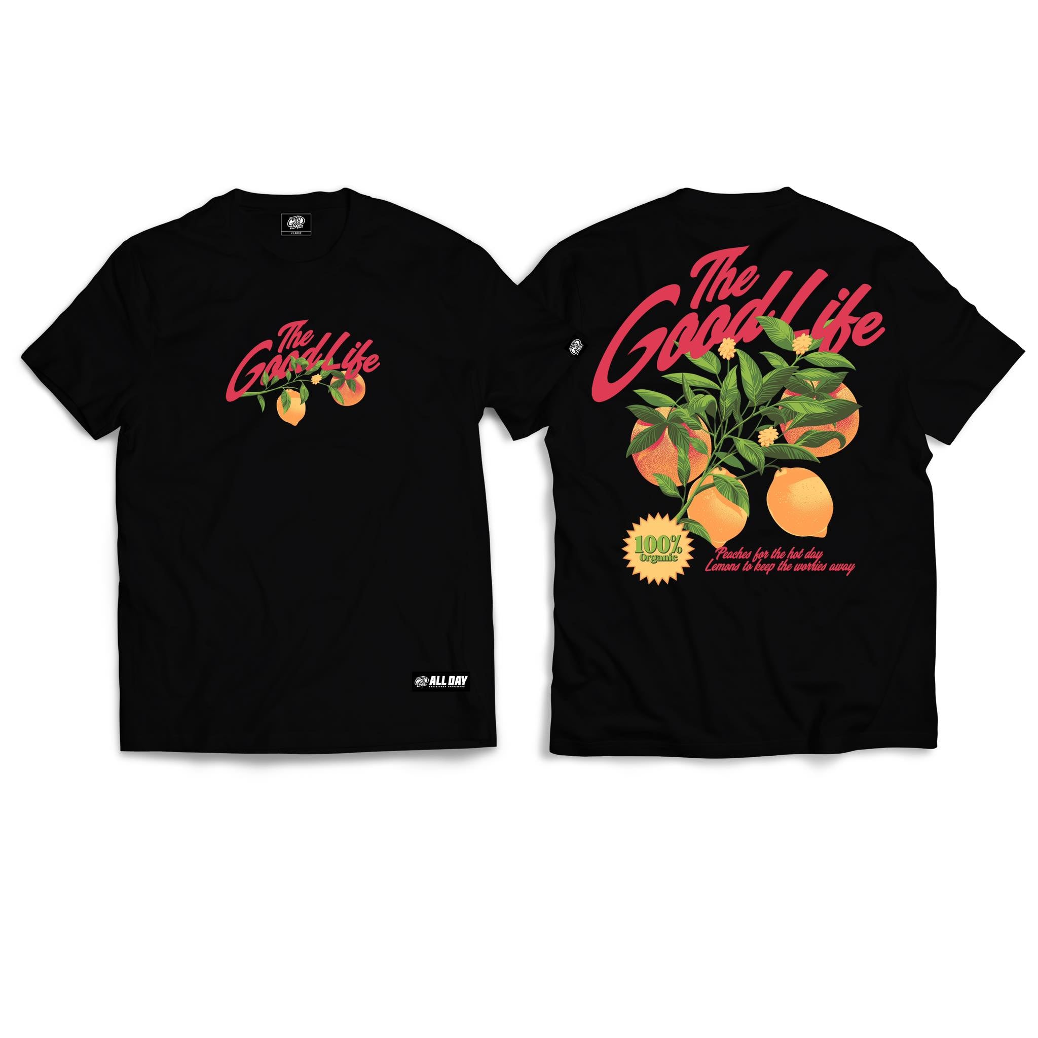 PEACHES (BLACK) T-SHIRT