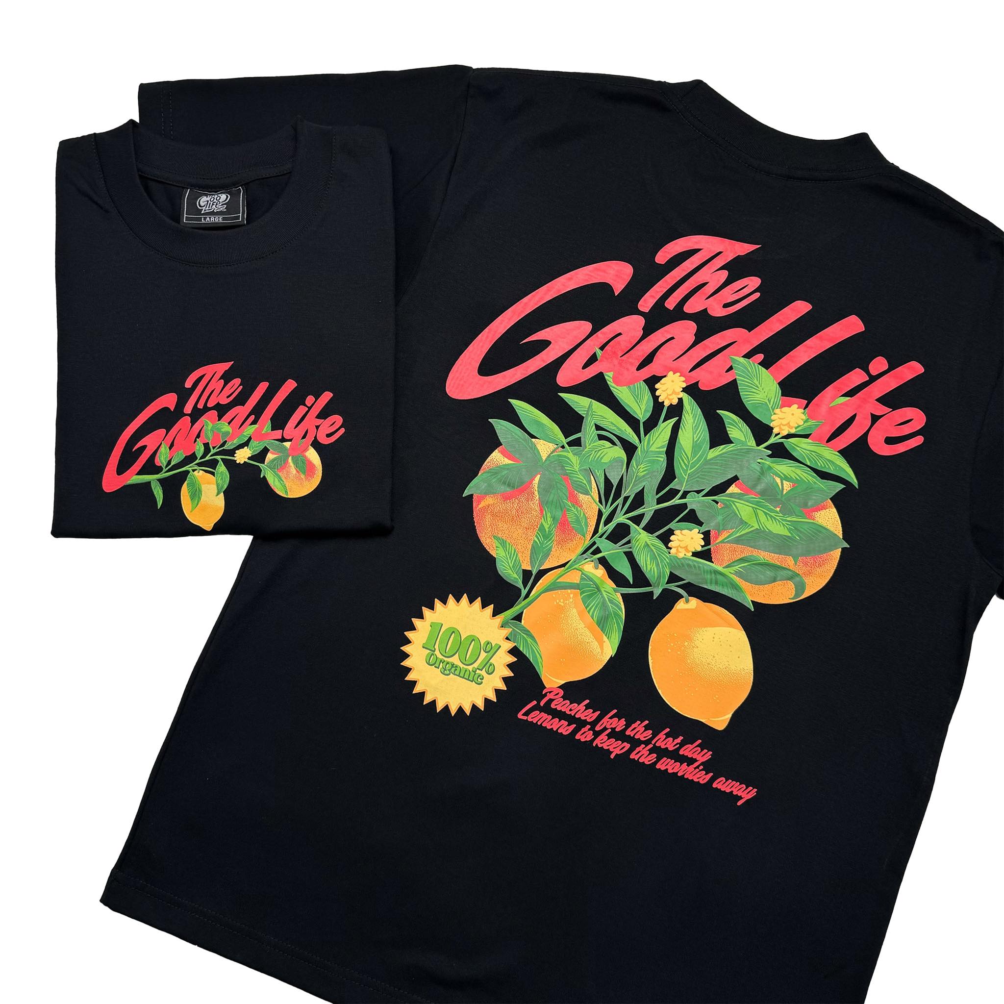 PEACHES (BLACK) T-SHIRT