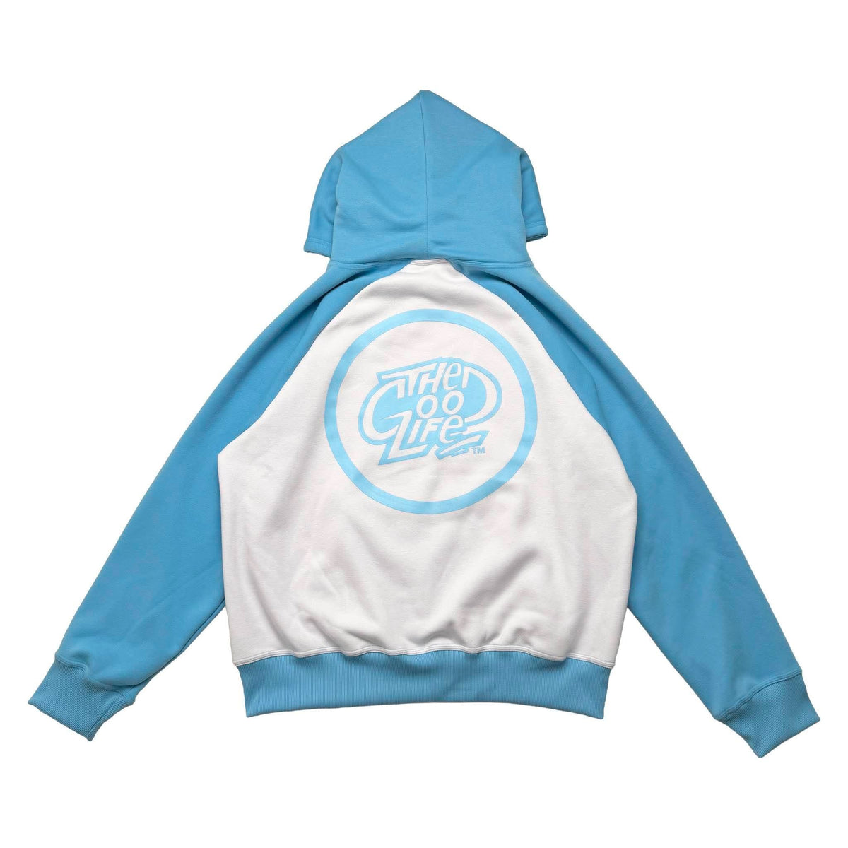 EMBRO RAGLAN (POWDER BLUE) BOXY HOODIE