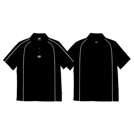 QUADLINE (BLACK) POLO SHIRT