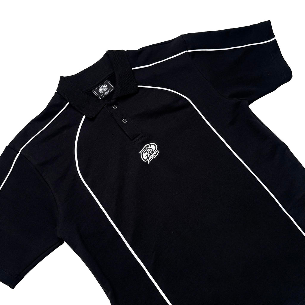 QUADLINE (BLACK) POLO SHIRT