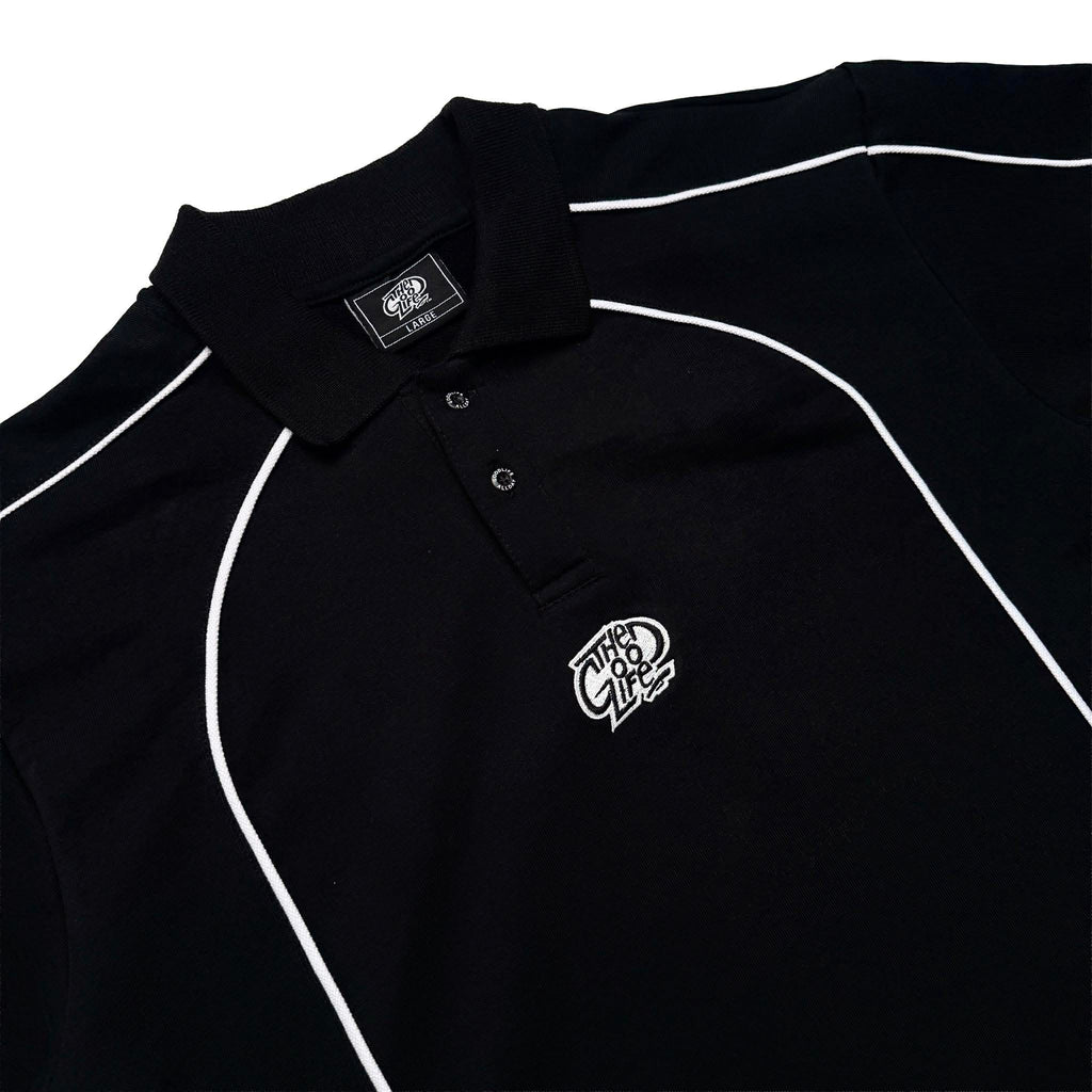 QUADLINE (BLACK) POLO SHIRT