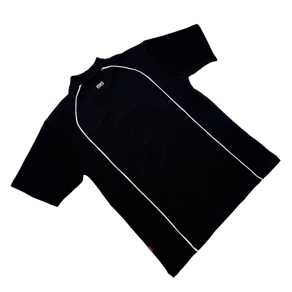 QUADLINE (BLACK) POLO SHIRT