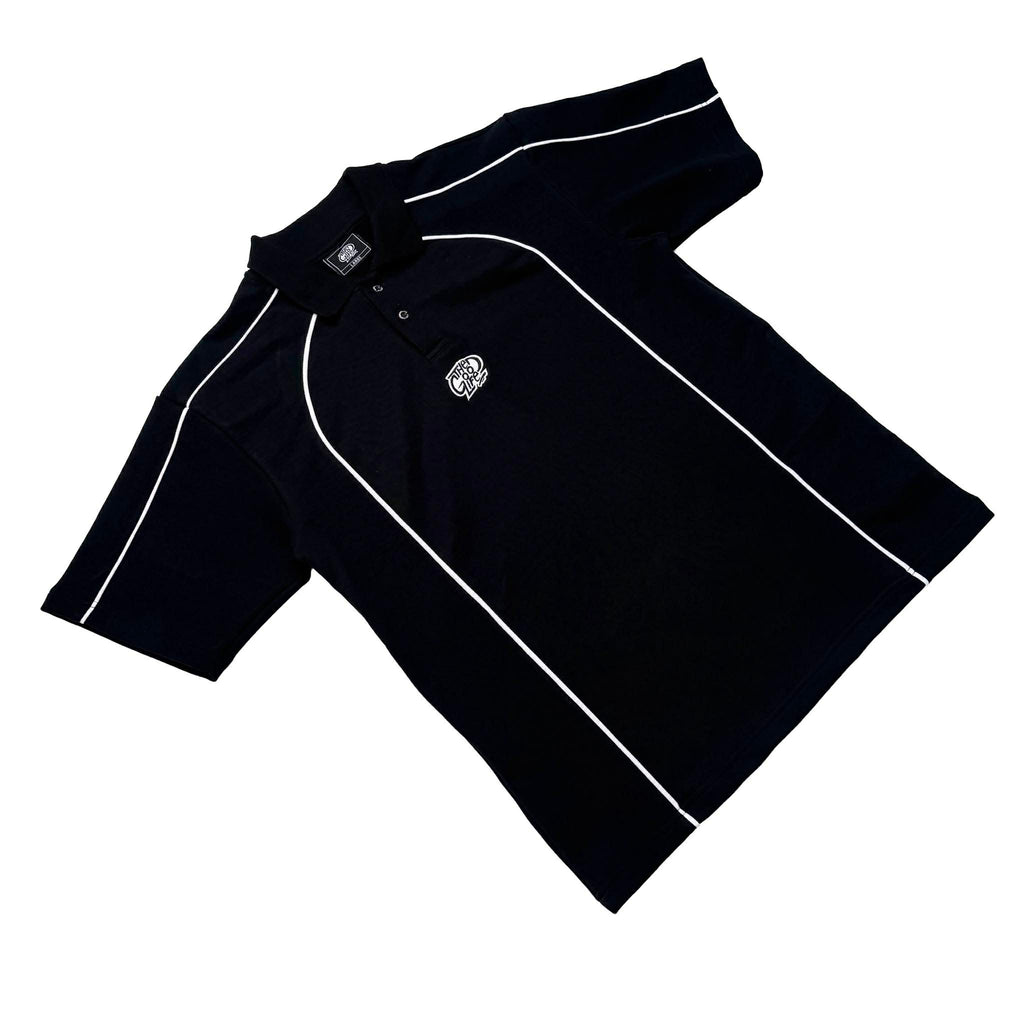 QUADLINE (BLACK) POLO SHIRT