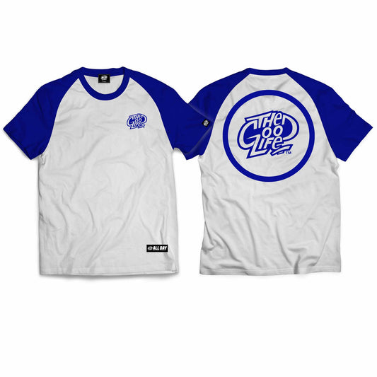RAGLAN "EMBRO" (BLUE/WHITE) T-SHIRT