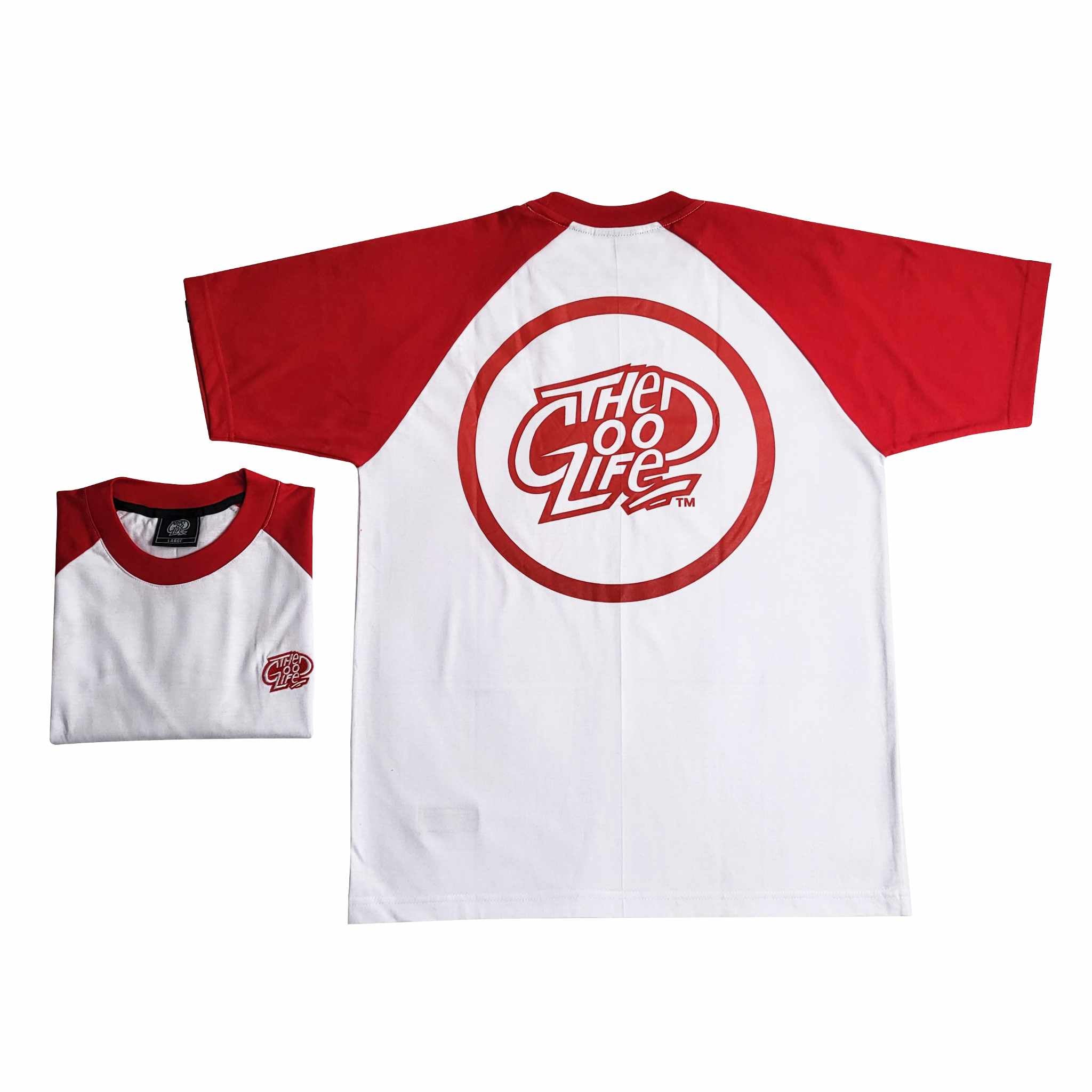 RAGLAN "EMBRO" (RED/WHITE) T-SHIRT