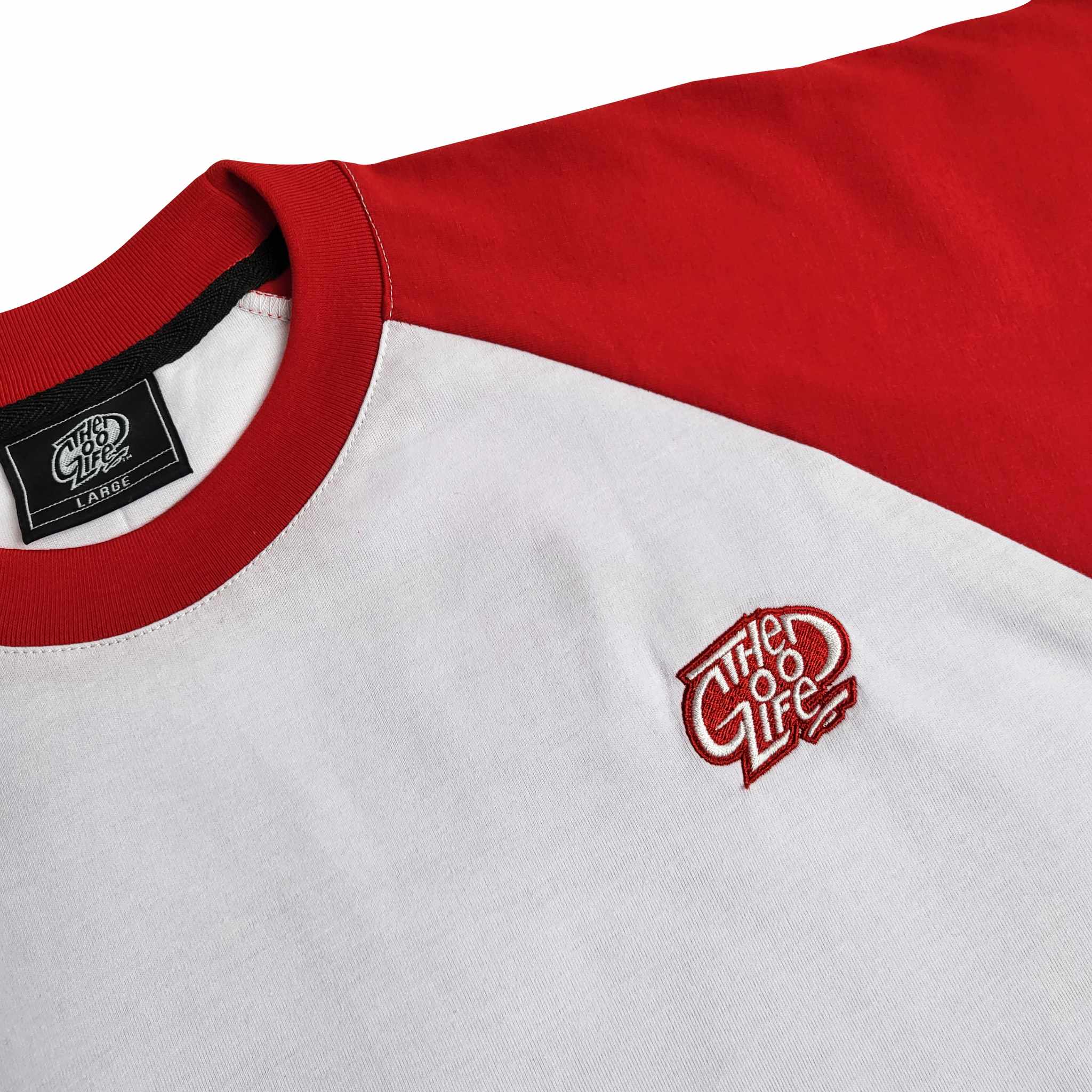 RAGLAN "EMBRO" (RED/WHITE) T-SHIRT