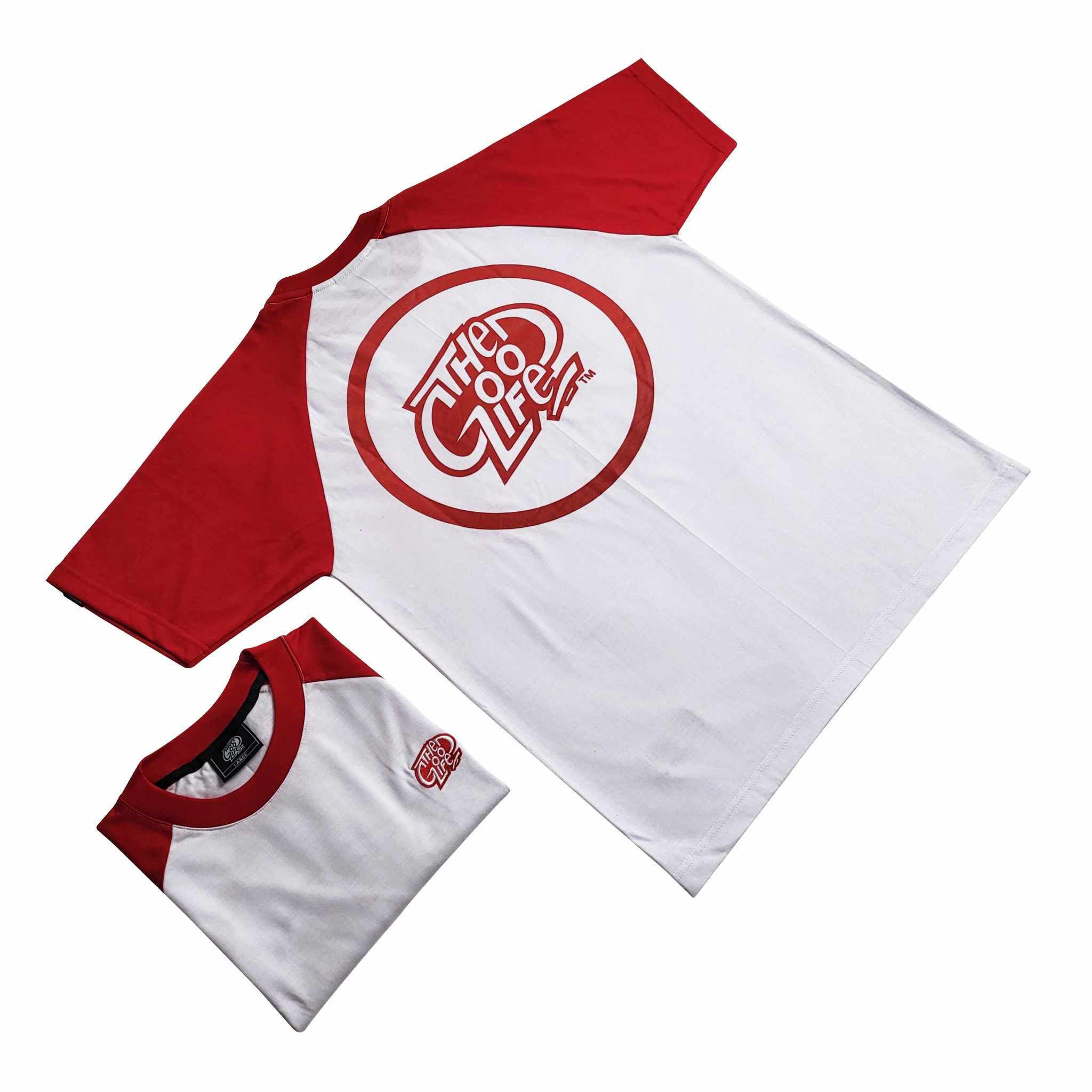 RAGLAN "EMBRO" (RED/WHITE) T-SHIRT