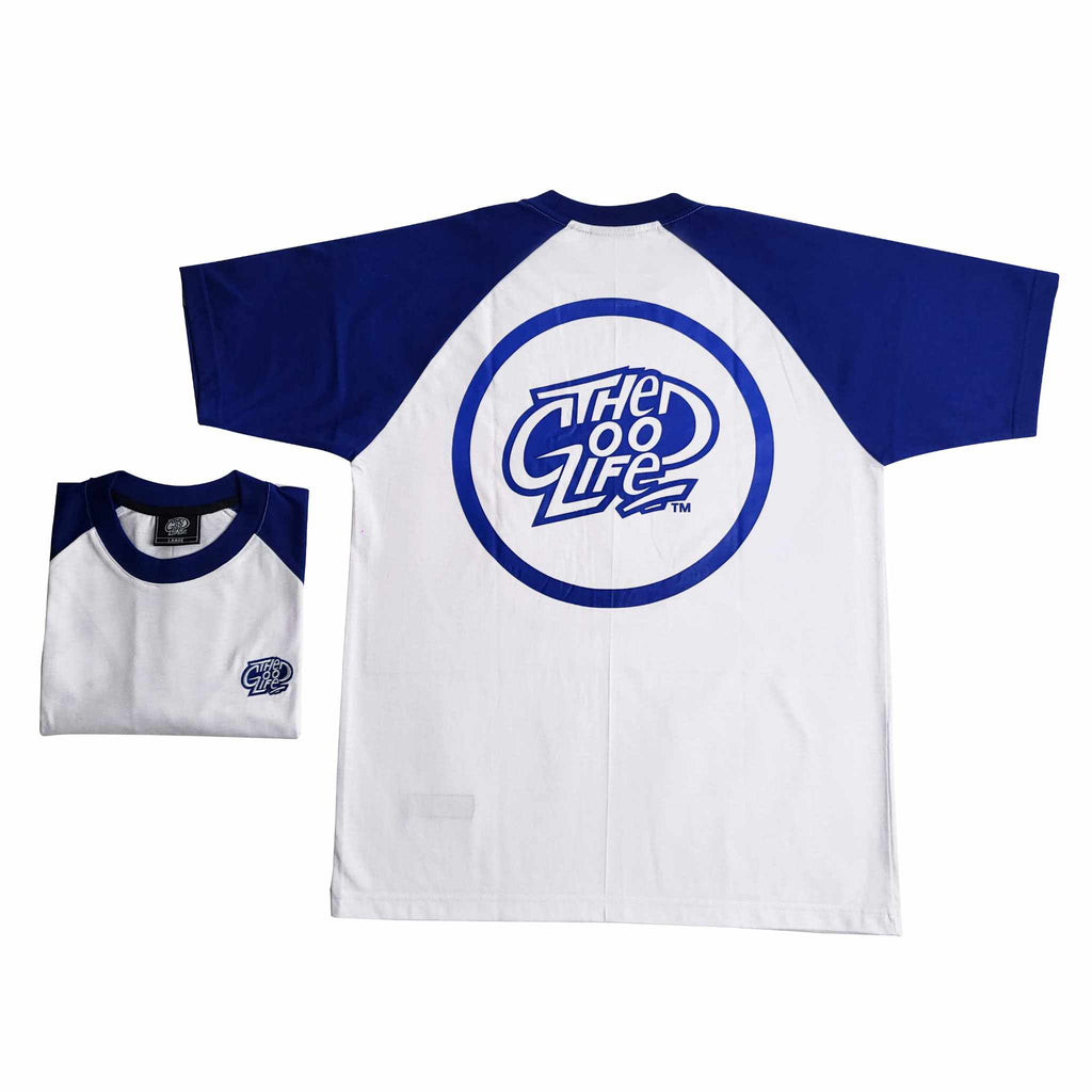 RAGLAN "EMBRO" (BLUE/WHITE) T-SHIRT