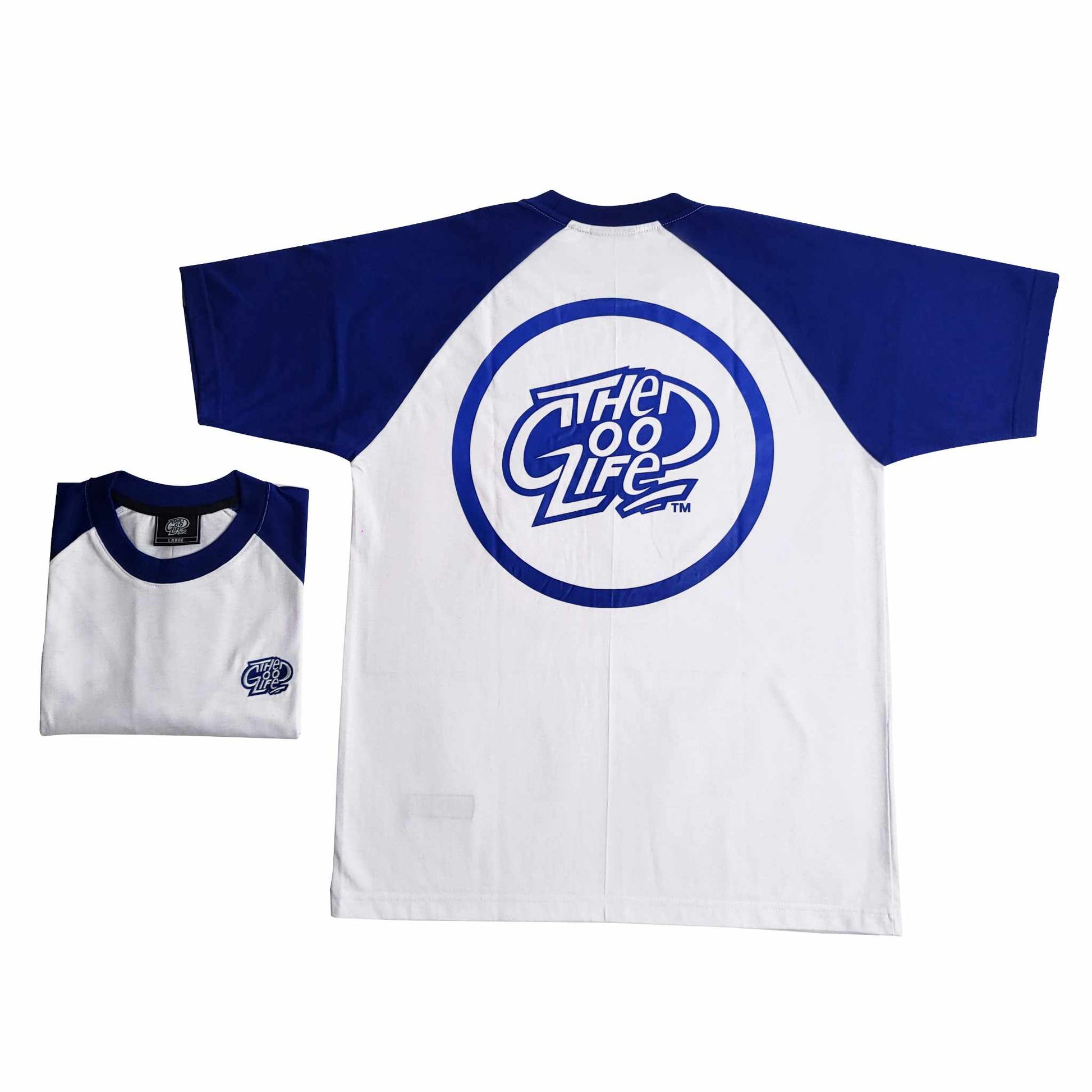 RAGLAN "EMBRO" (BLUE/WHITE) T-SHIRT