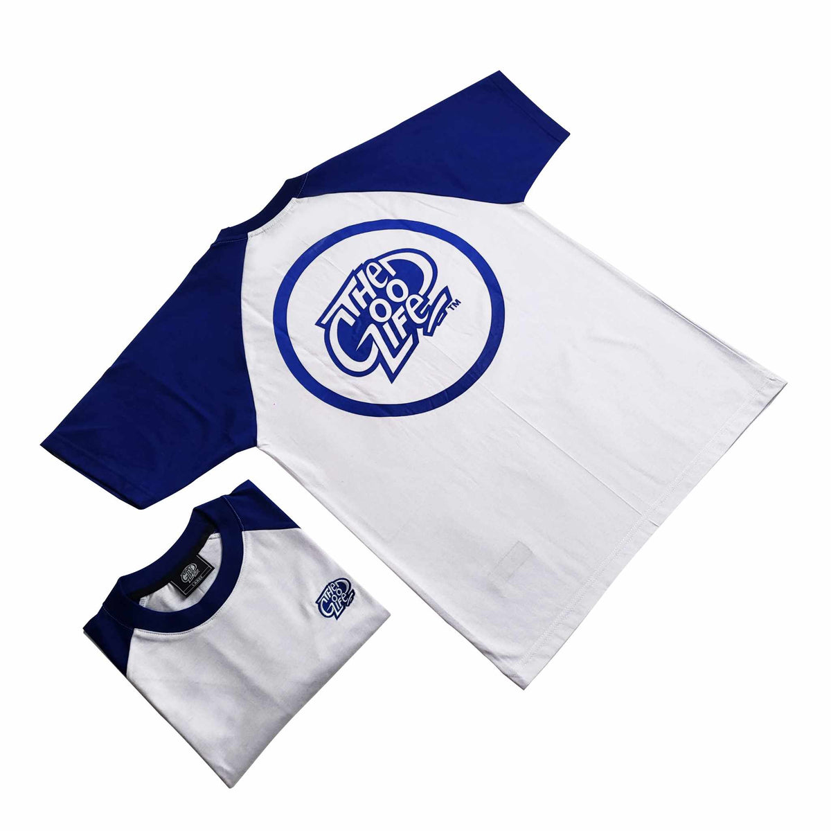 RAGLAN "EMBRO" (BLUE/WHITE) T-SHIRT