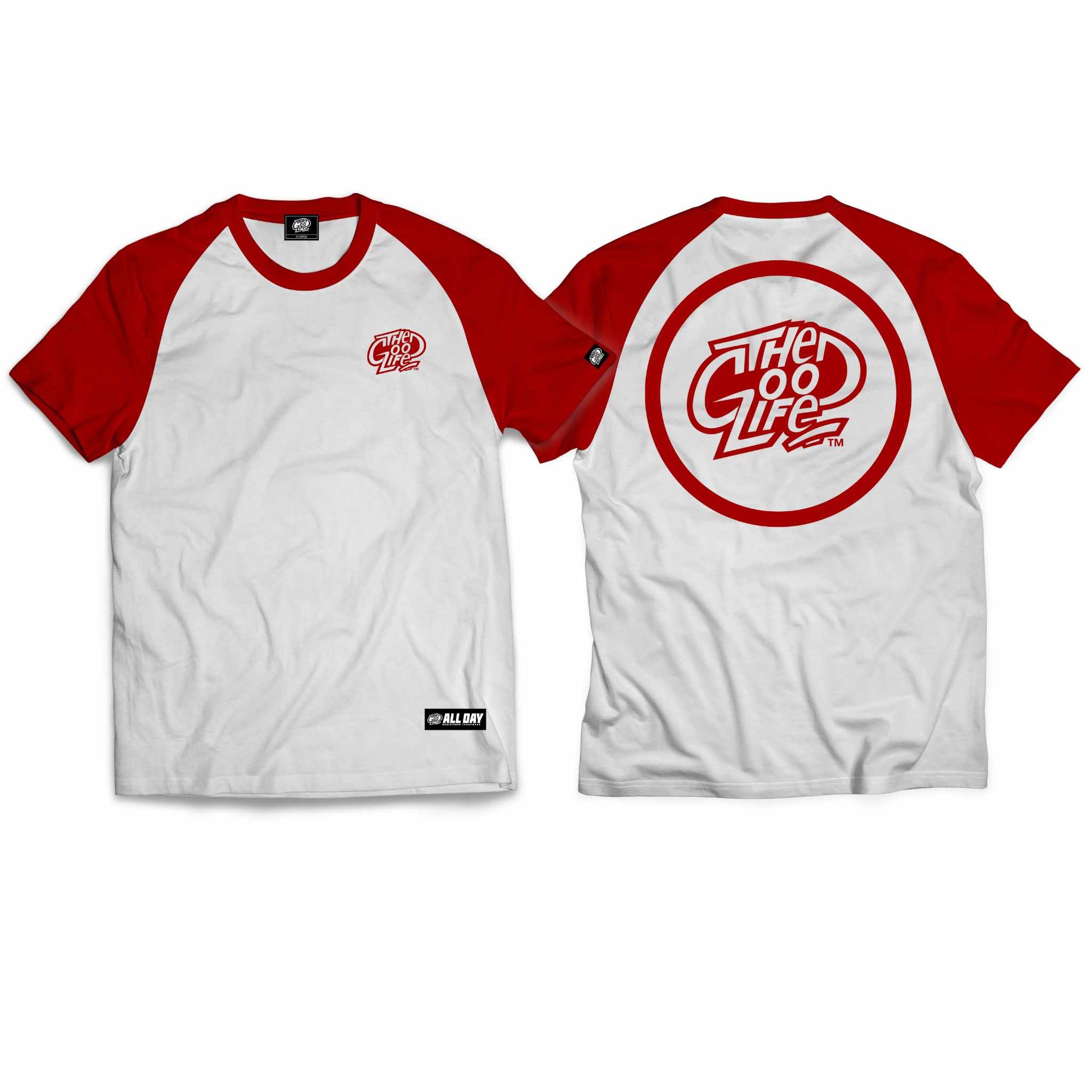RAGLAN "EMBRO" (RED/WHITE) T-SHIRT
