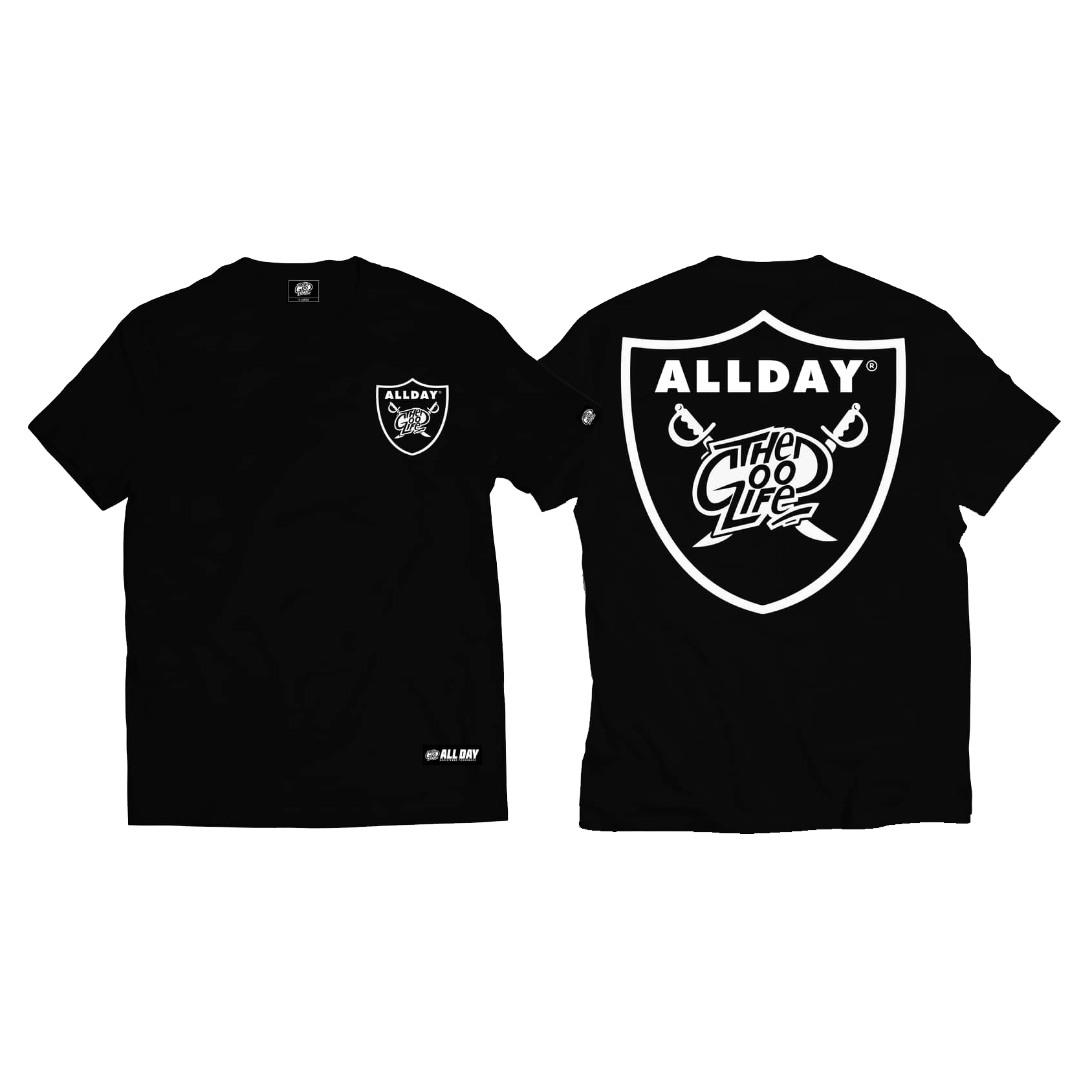RAIDERS (BLACK) T-SHIRT