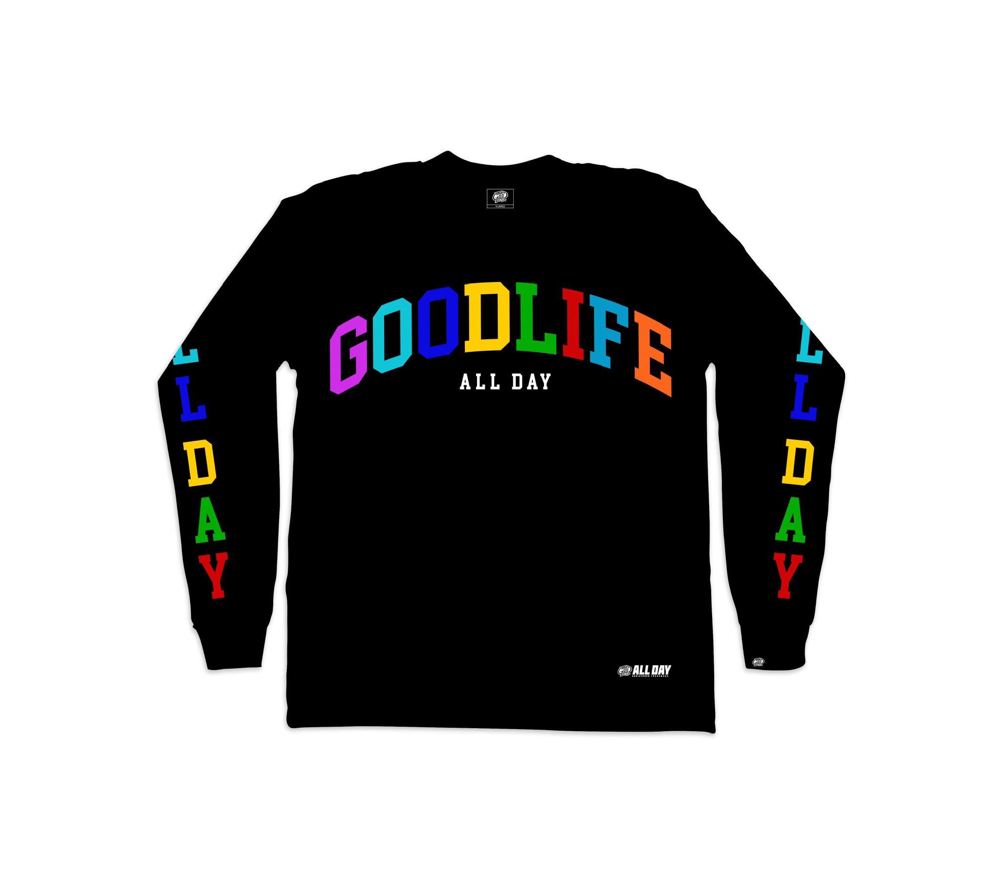 RAINBOW ARCH (BLACK) CREWNECK