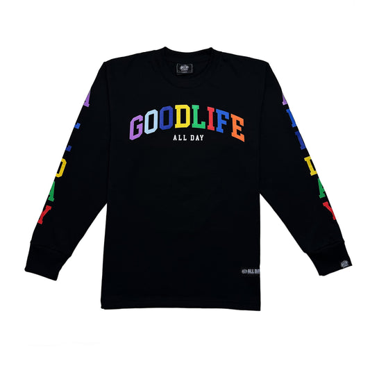 RAINBOW ARCH (BLACK) CREWNECK
