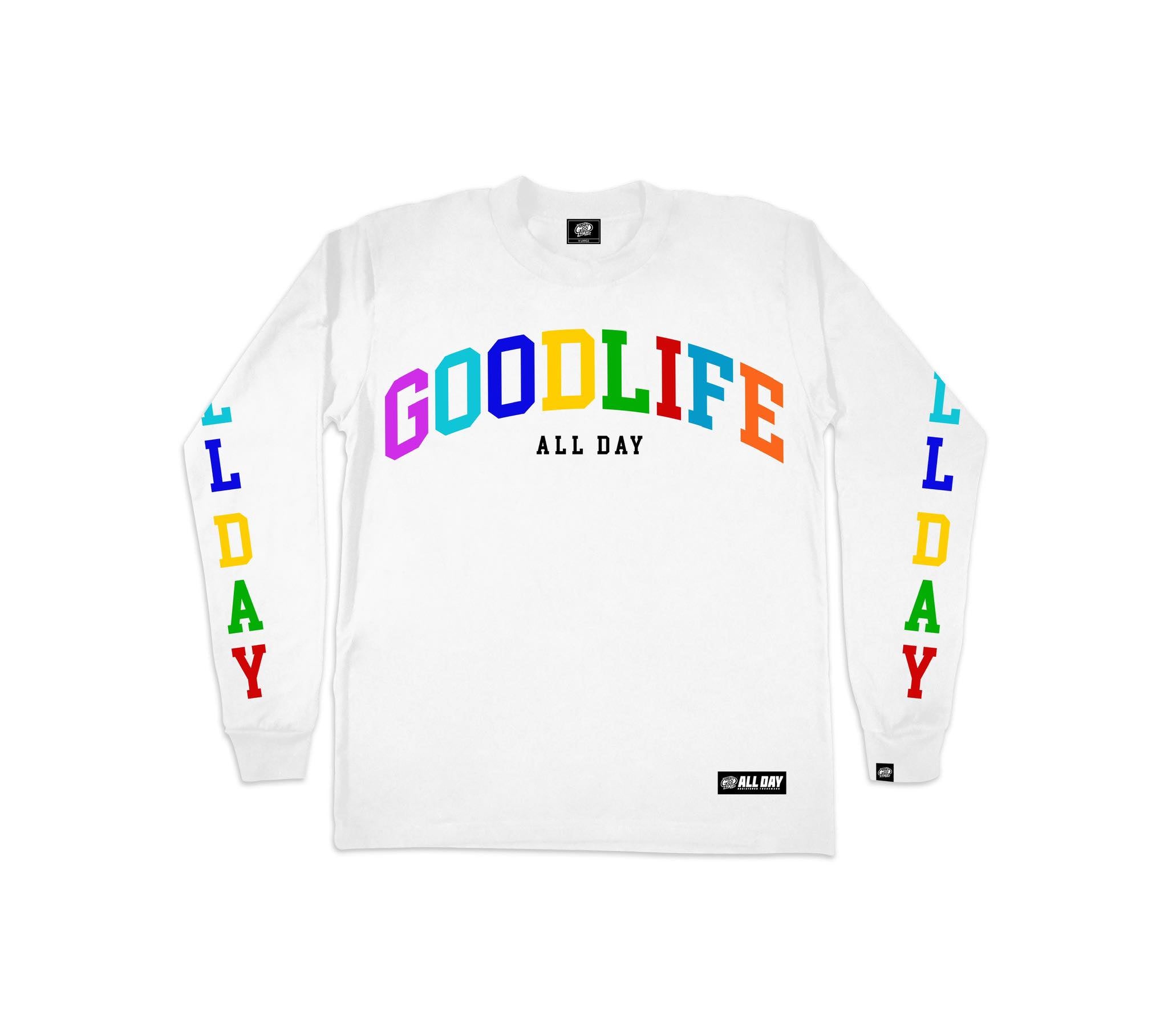 RAINBOW ARCH (WHITE) CREWNECK