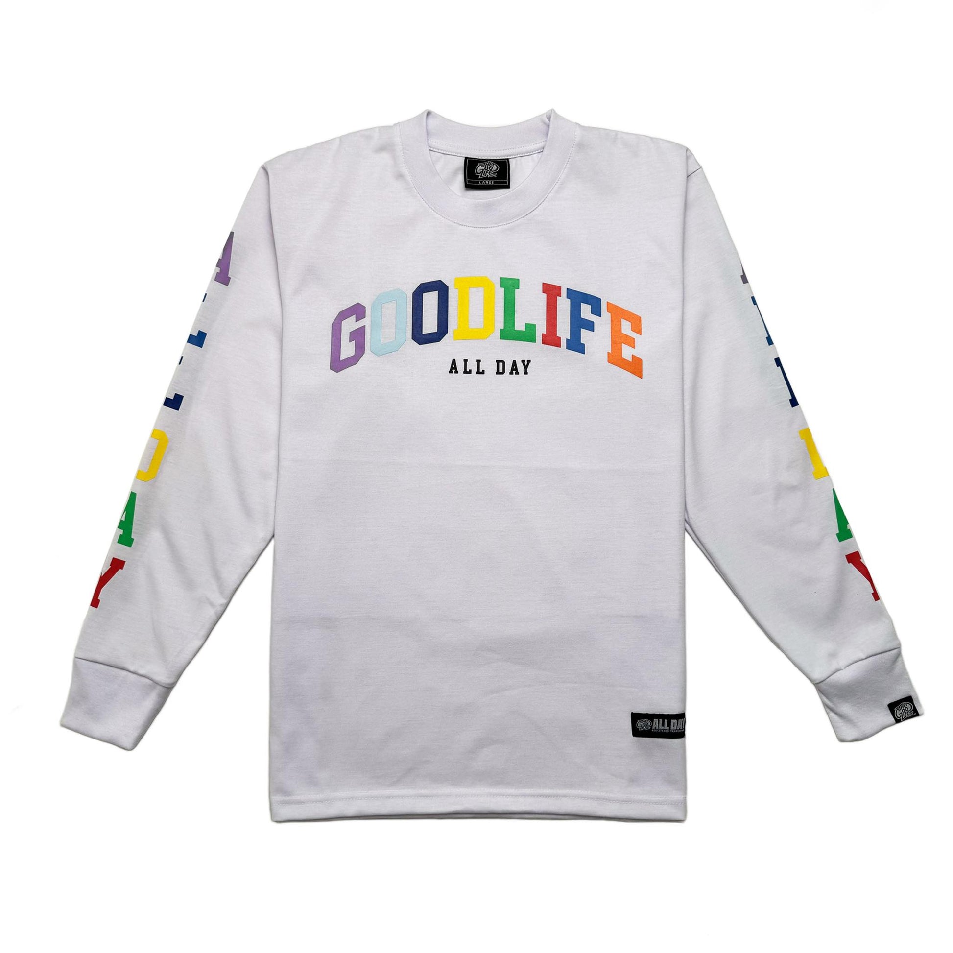 RAINBOW ARCH (WHITE) CREWNECK