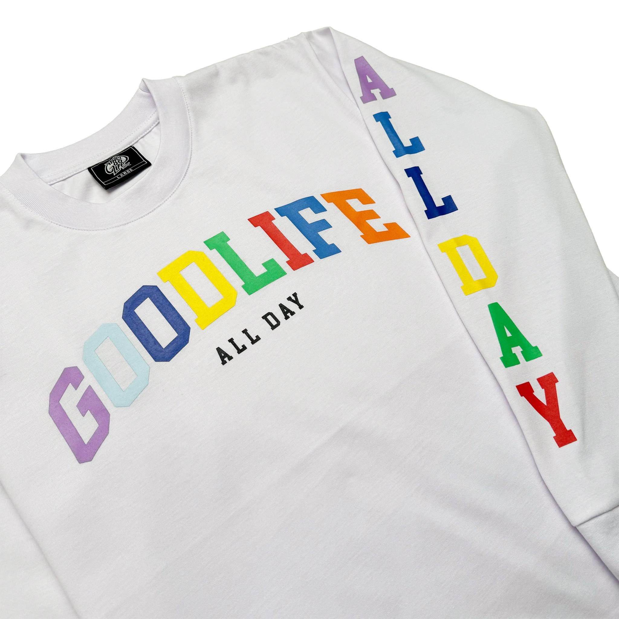 RAINBOW ARCH (WHITE) CREWNECK