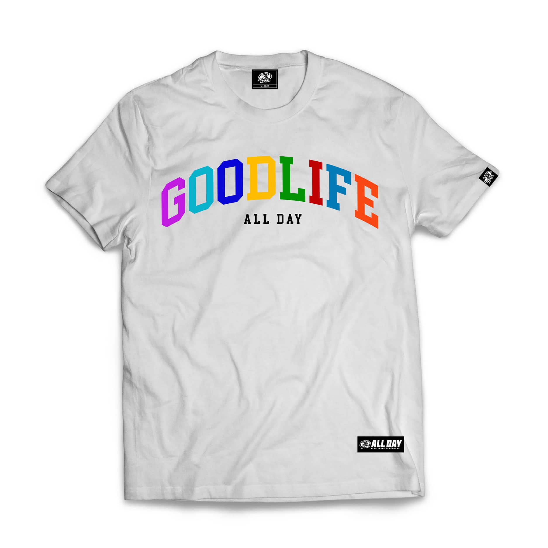 RAINBOW ARCH (WHITE) T-SHIRT
