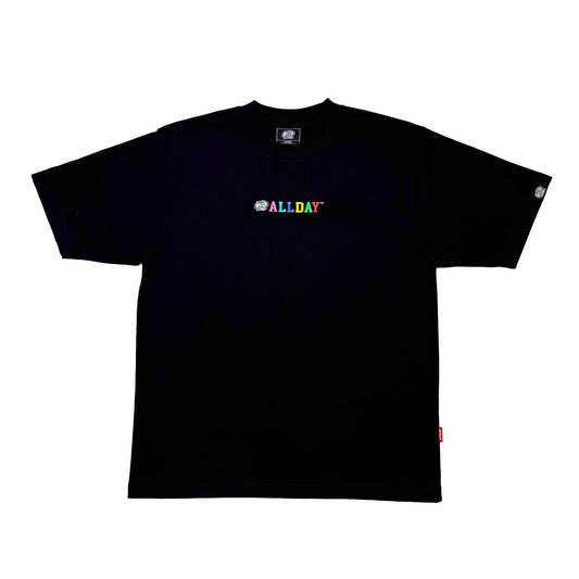 RAINBOW STAMP (BLACK) T-SHIRT