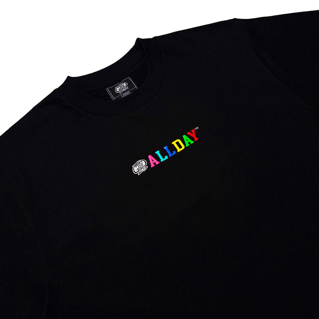 RAINBOW STAMP (BLACK) T-SHIRT