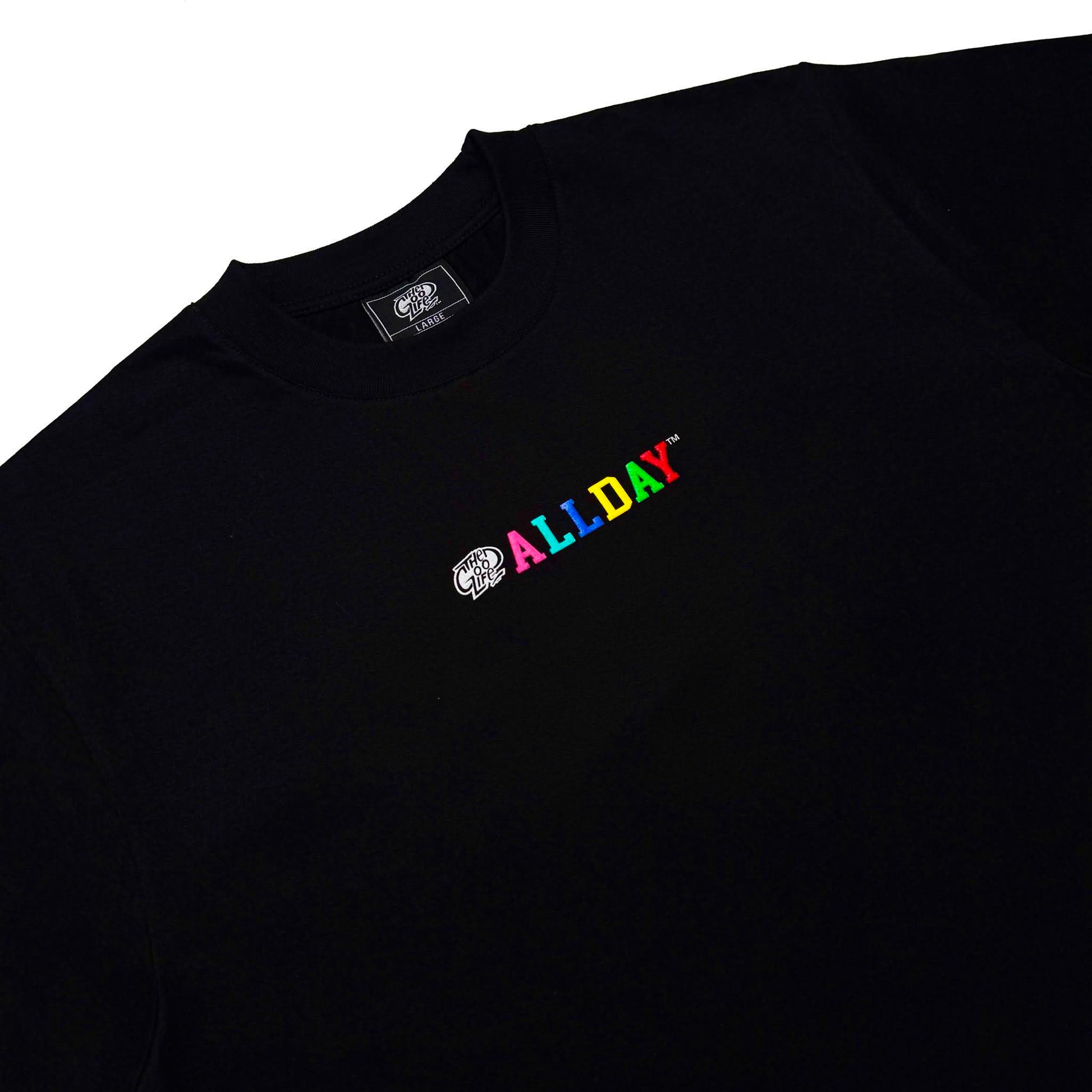 RAINBOW STAMP (BLACK) T-SHIRT