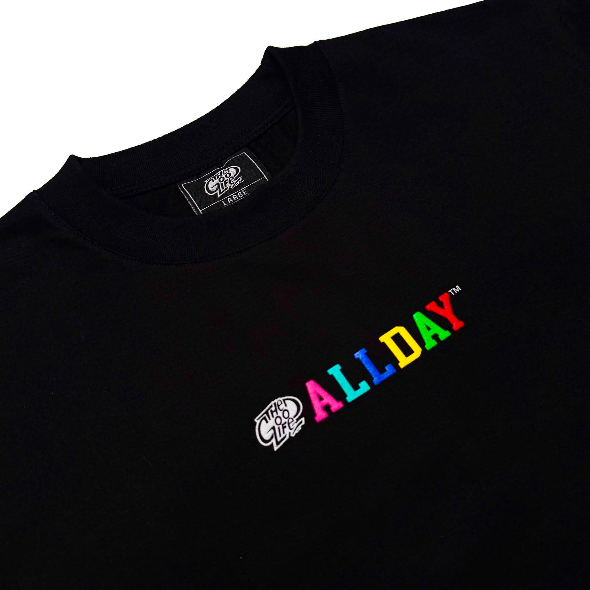 RAINBOW STAMP (BLACK) T-SHIRT