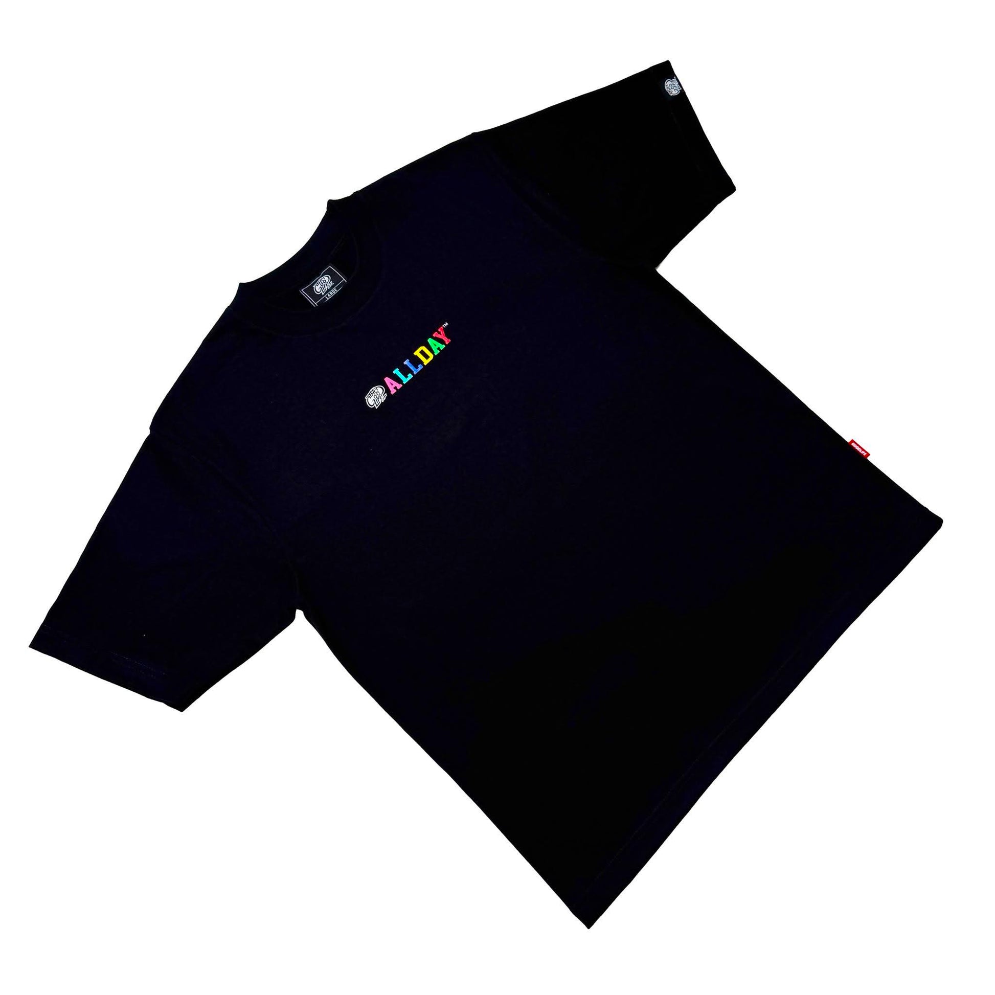 RAINBOW STAMP (BLACK) T-SHIRT