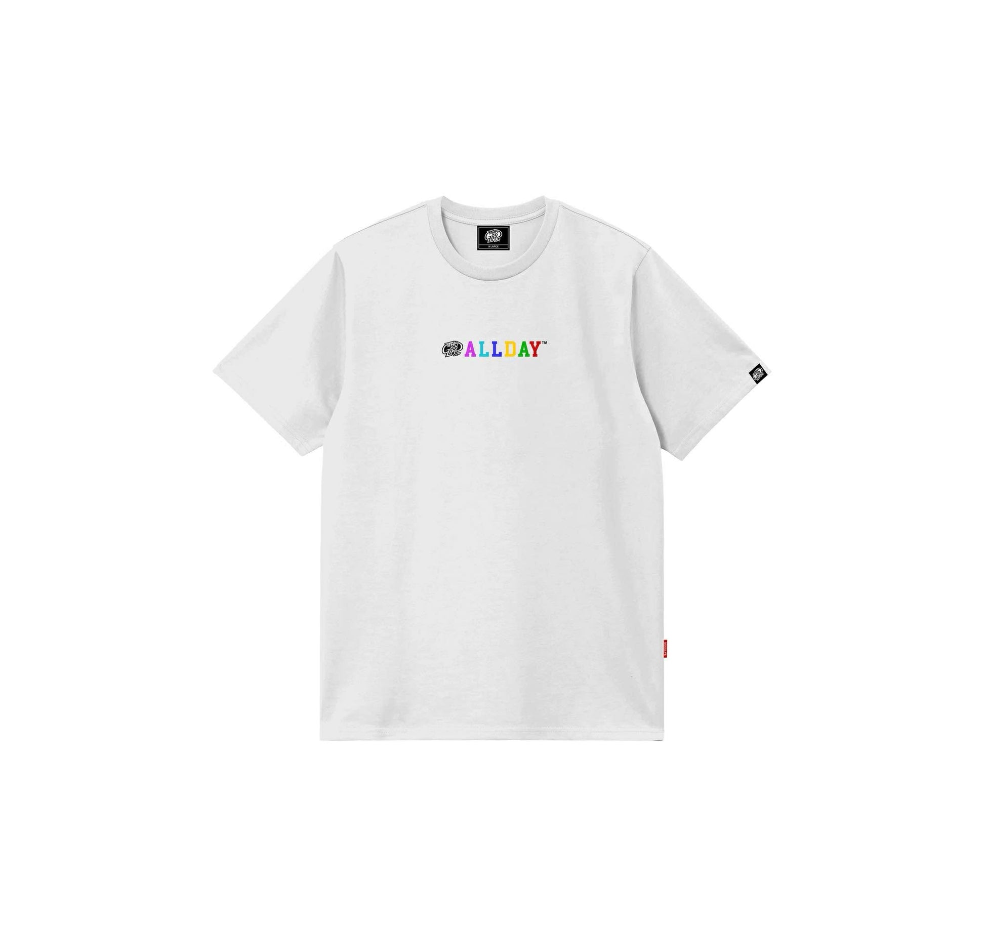 RAINBOW STAMP (WHITE) T-SHIRT