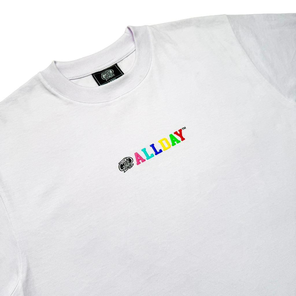 RAINBOW STAMP (WHITE) T-SHIRT