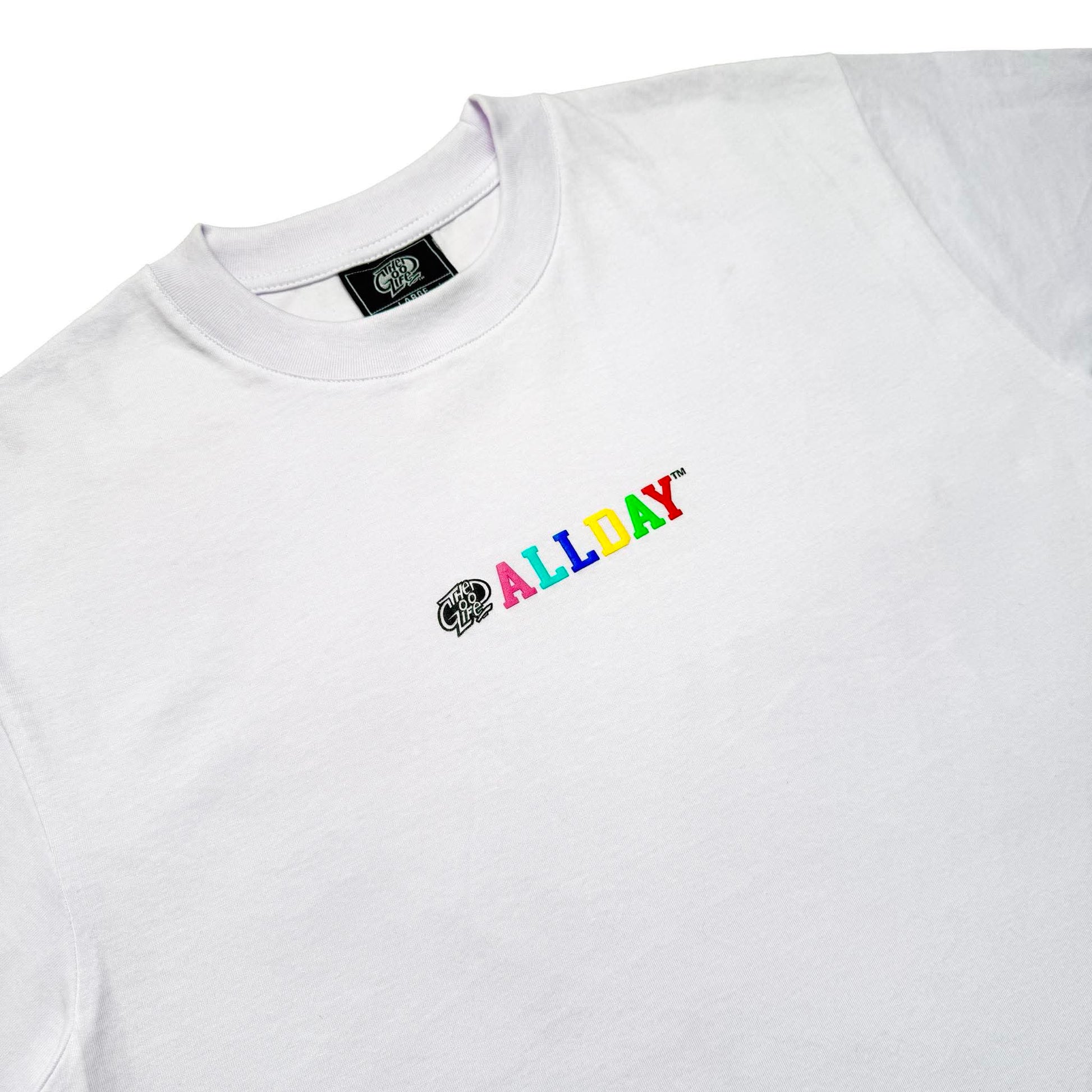 RAINBOW STAMP (WHITE) T-SHIRT