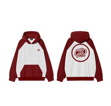 EMBRO RAGLAN (RED) BOXY HOODIE