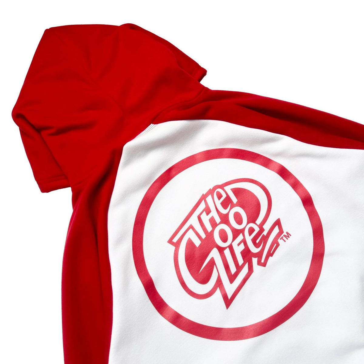 EMBRO RAGLAN (RED) BOXY HOODIE