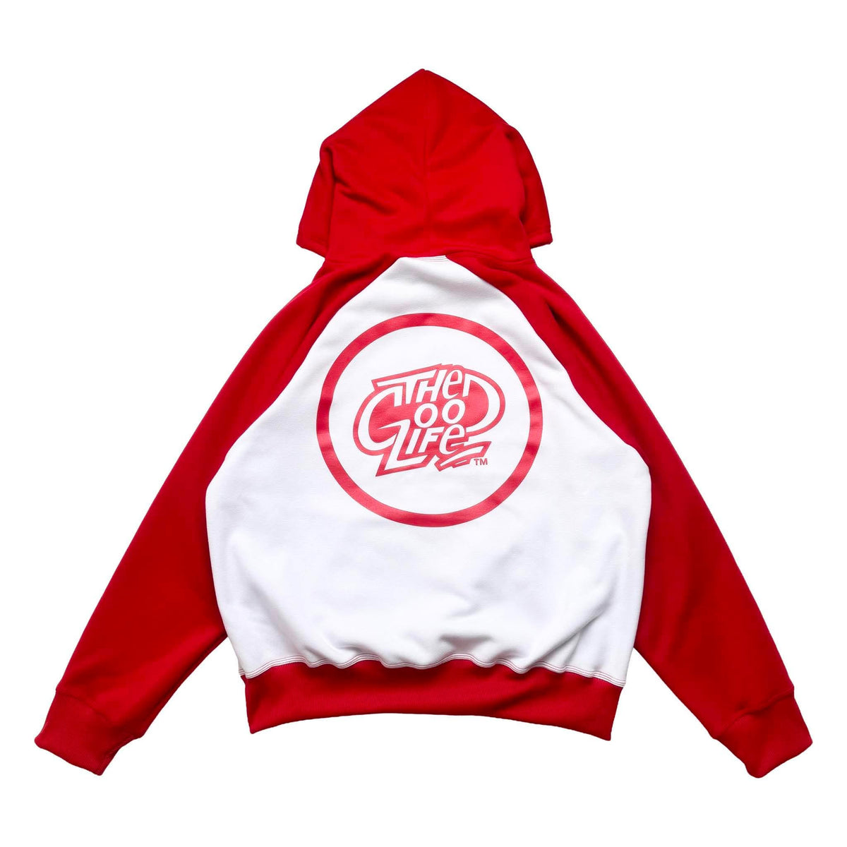 EMBRO RAGLAN (RED) BOXY HOODIE