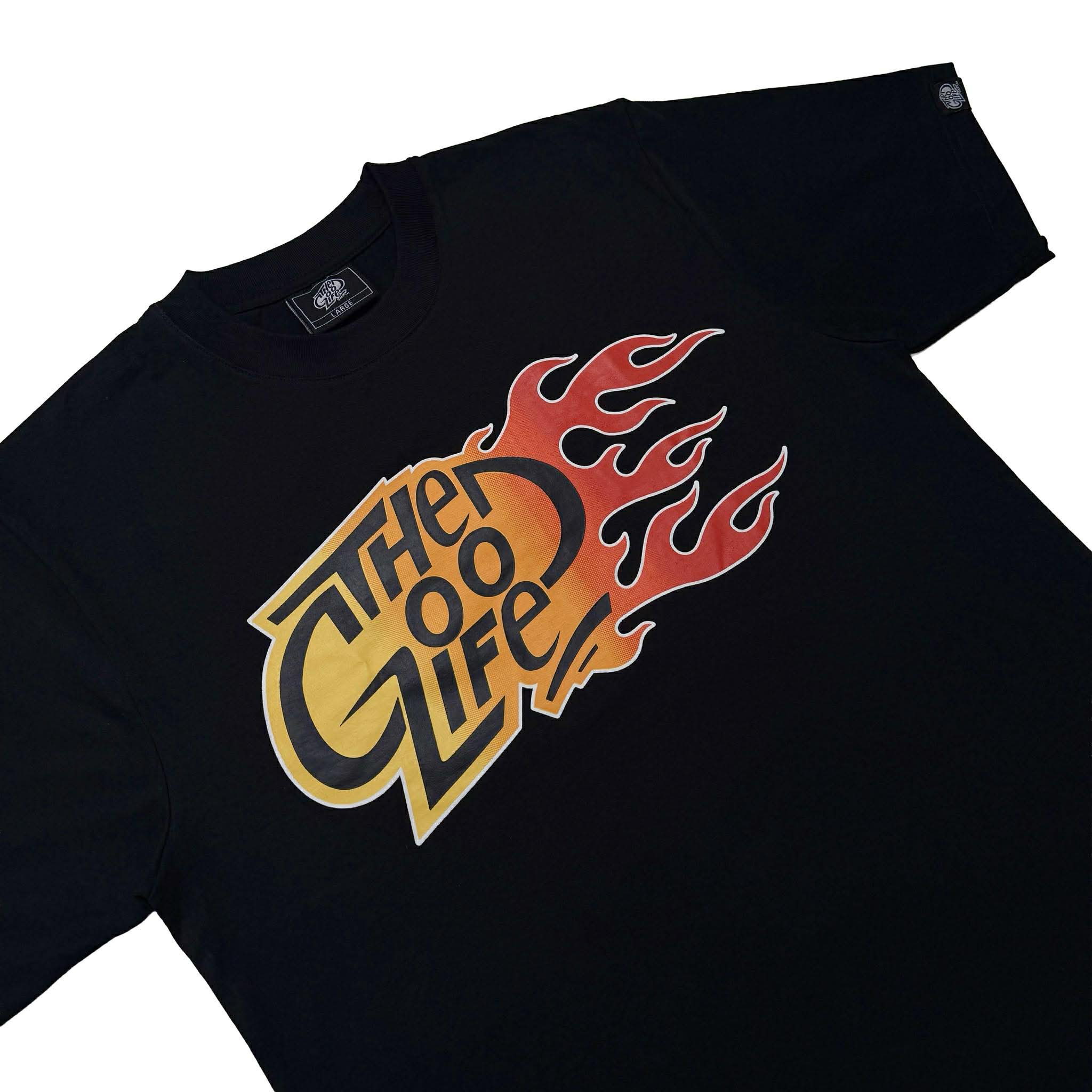 FLAME OG “RED” (BLACK) - T-SHIRT