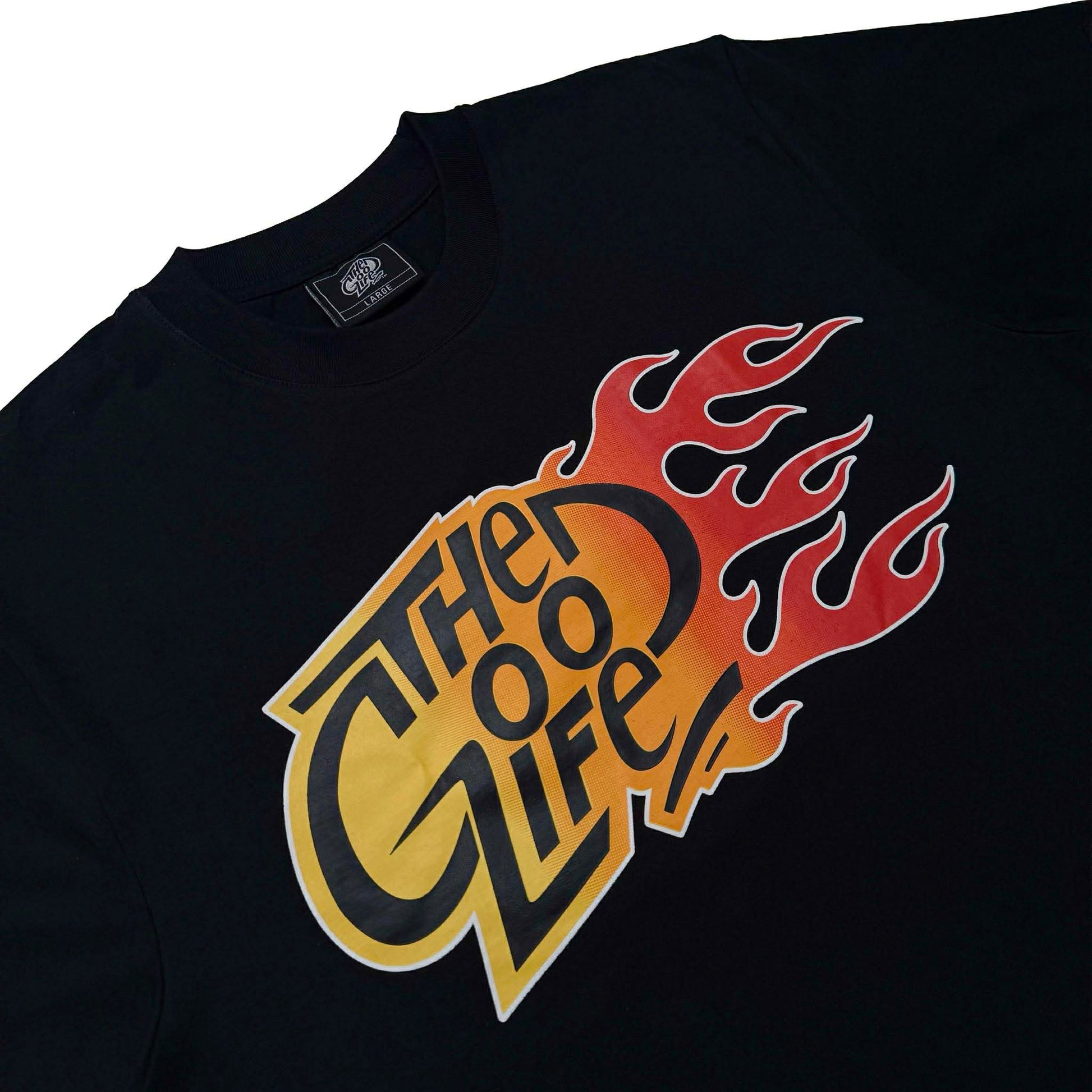 FLAME OG “RED” (BLACK) - T-SHIRT