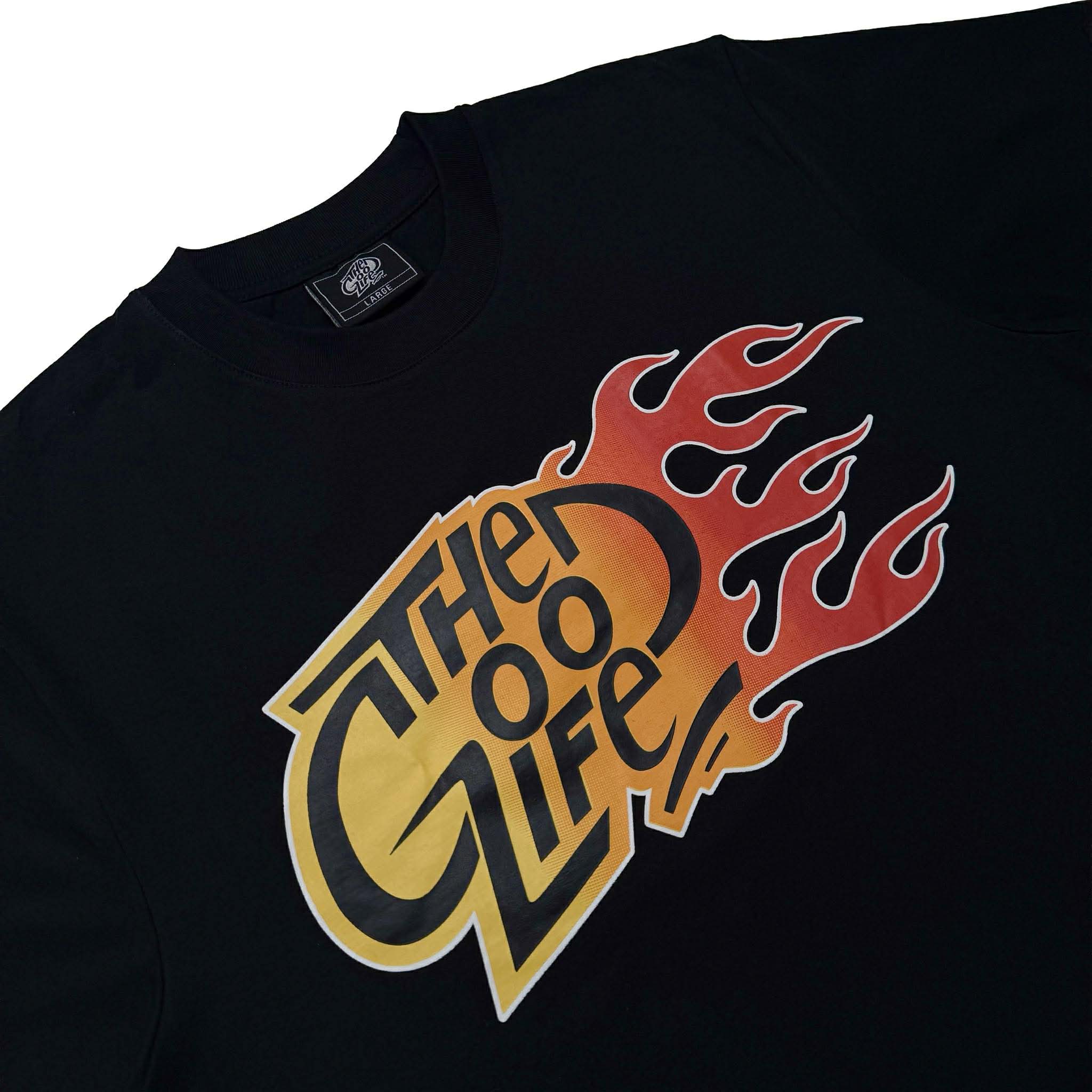 FLAME OG “RED” (BLACK) - T-SHIRT