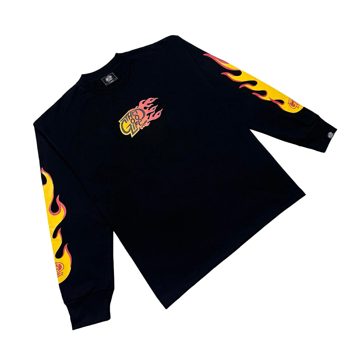 FLAME OG “RED” (BLACK) - CREWNECK