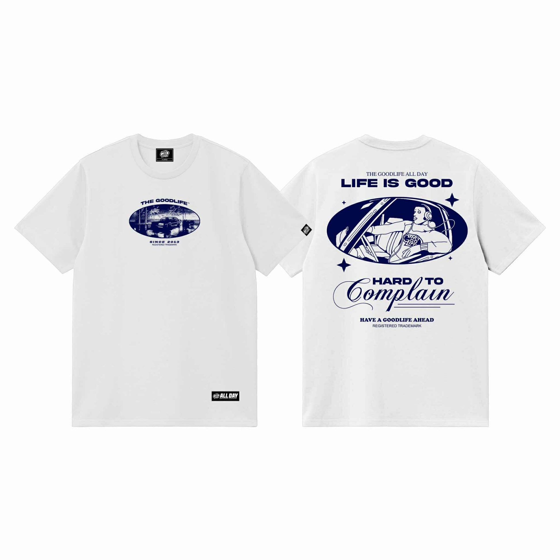 RIDIN' (WHITE) T-SHIRT