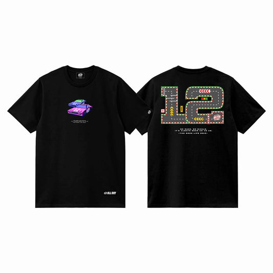 12 JOURNEY (BLACK) T-SHIRT