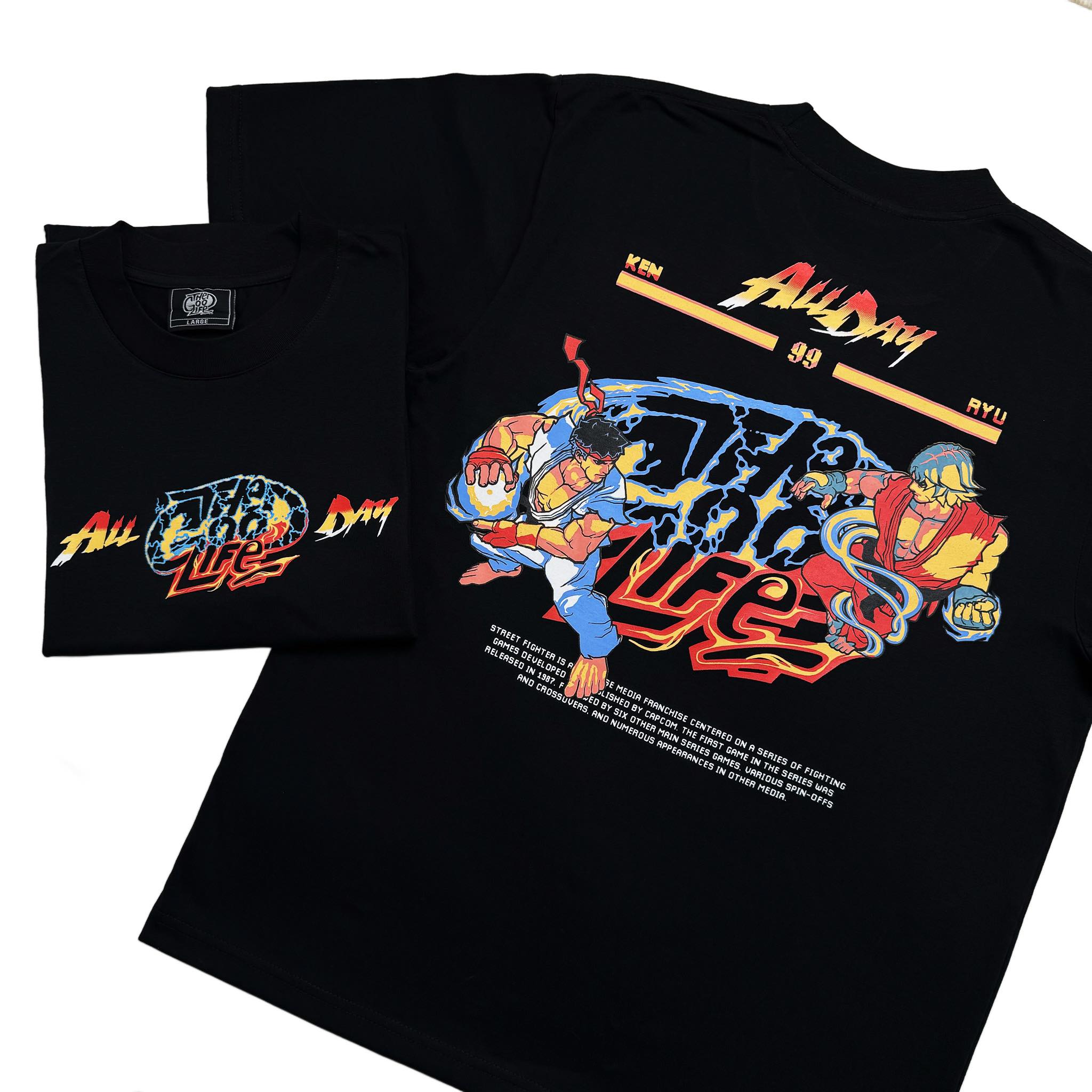 S FIGHTER (BLACK) T-SHIRT
