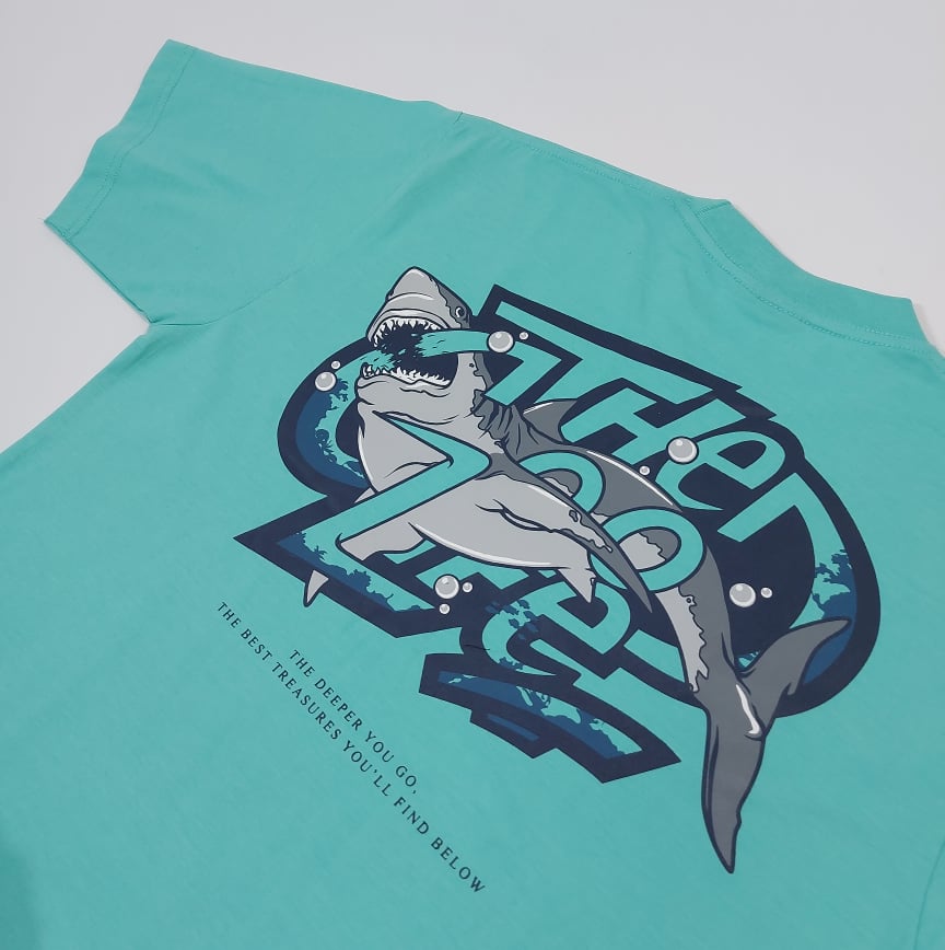 SHARK (MINT) T-SHIRT