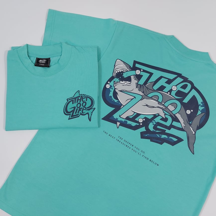 SHARK (MINT) T-SHIRT