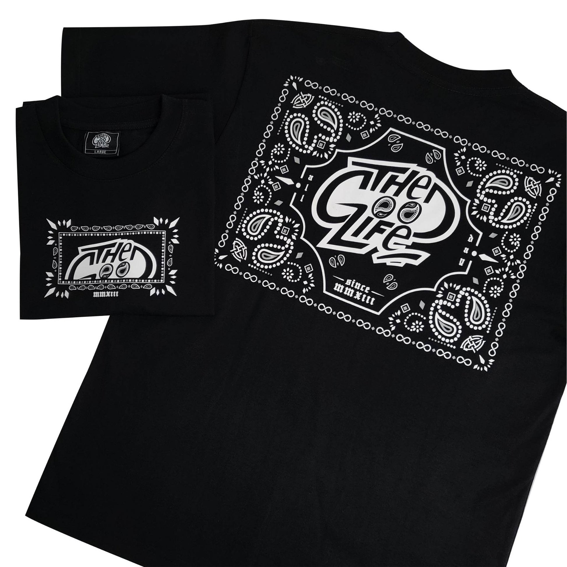 PAISLEY (BLACK) T-SHIRT